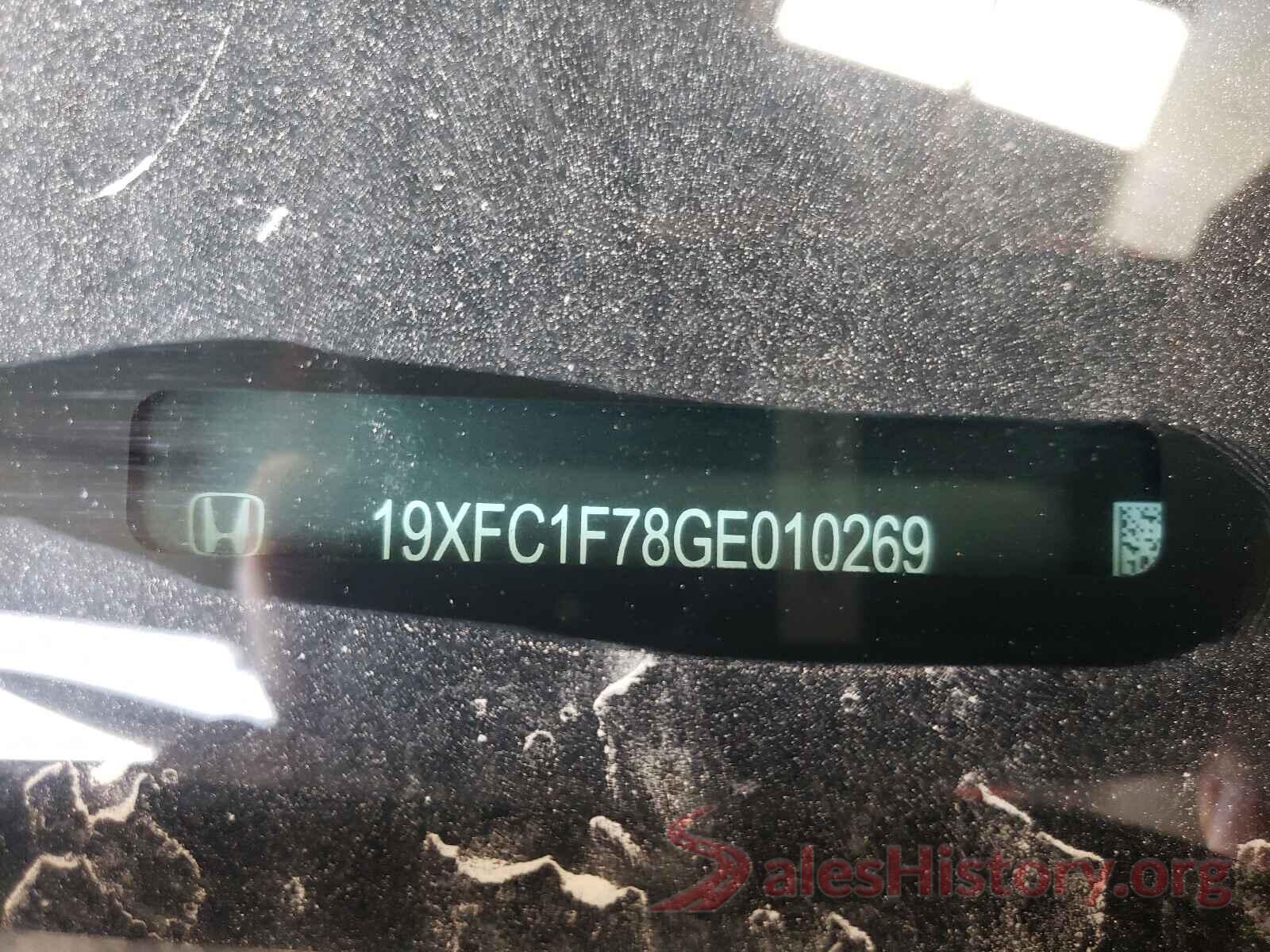 19XFC1F78GE010269 2016 HONDA CIVIC