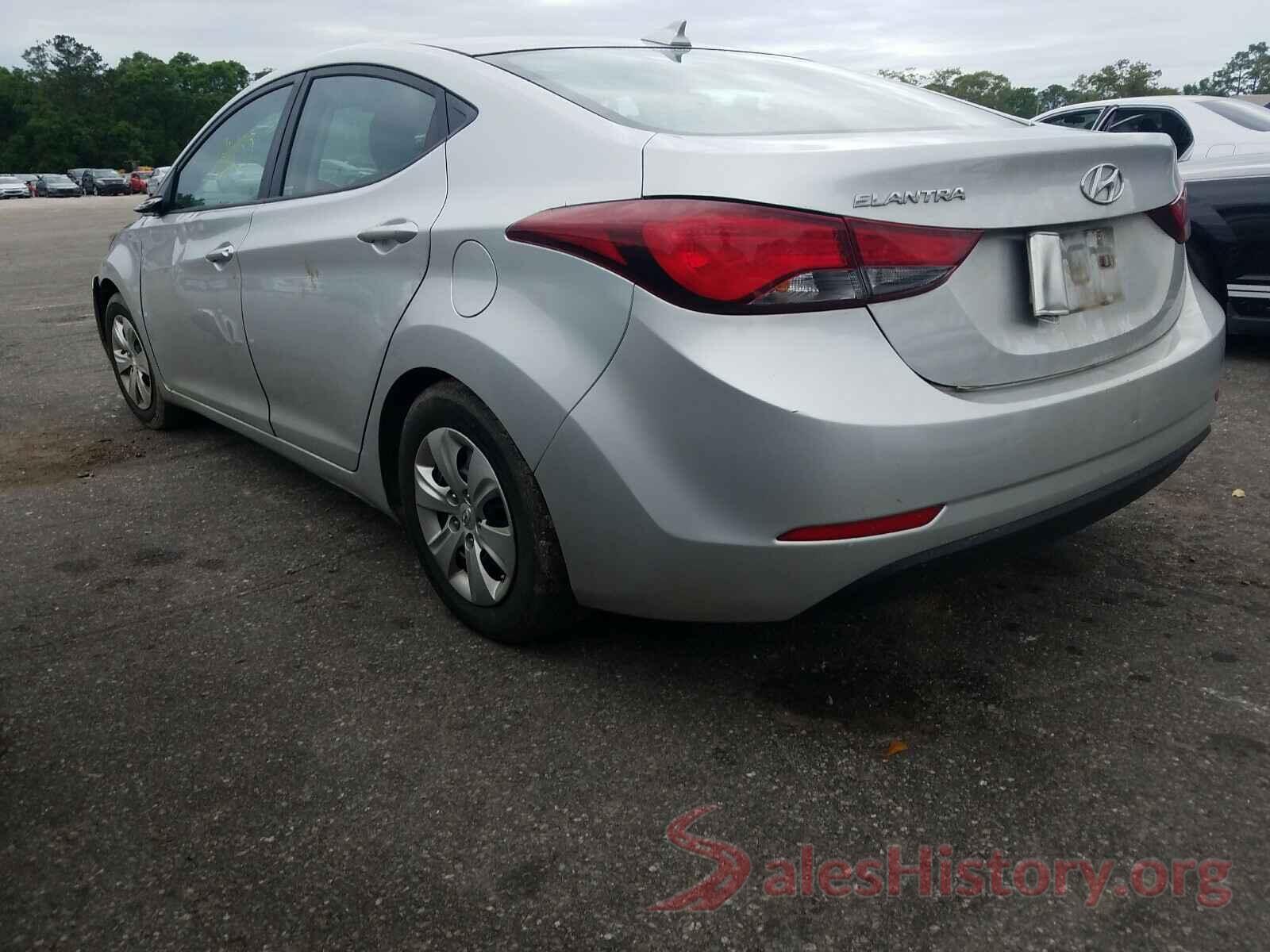 5NPDH4AE5GH792588 2016 HYUNDAI ELANTRA