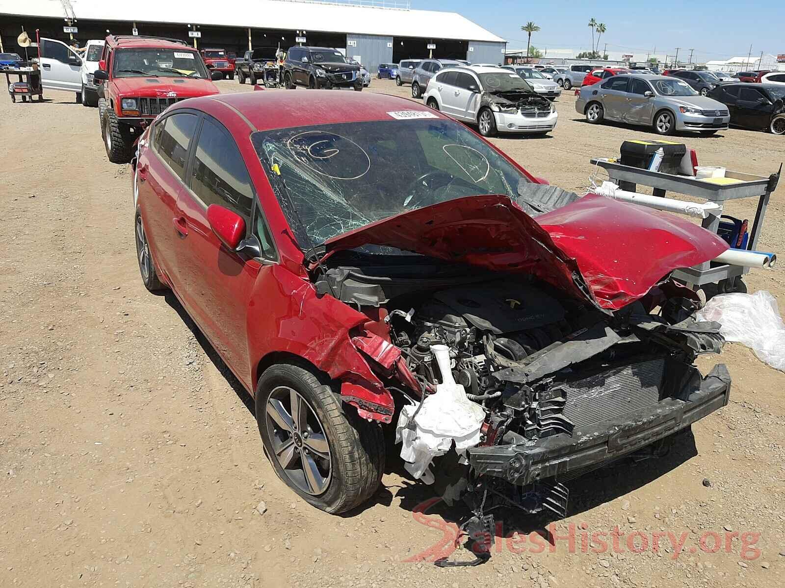 3KPFL4A73JE191636 2018 KIA FORTE