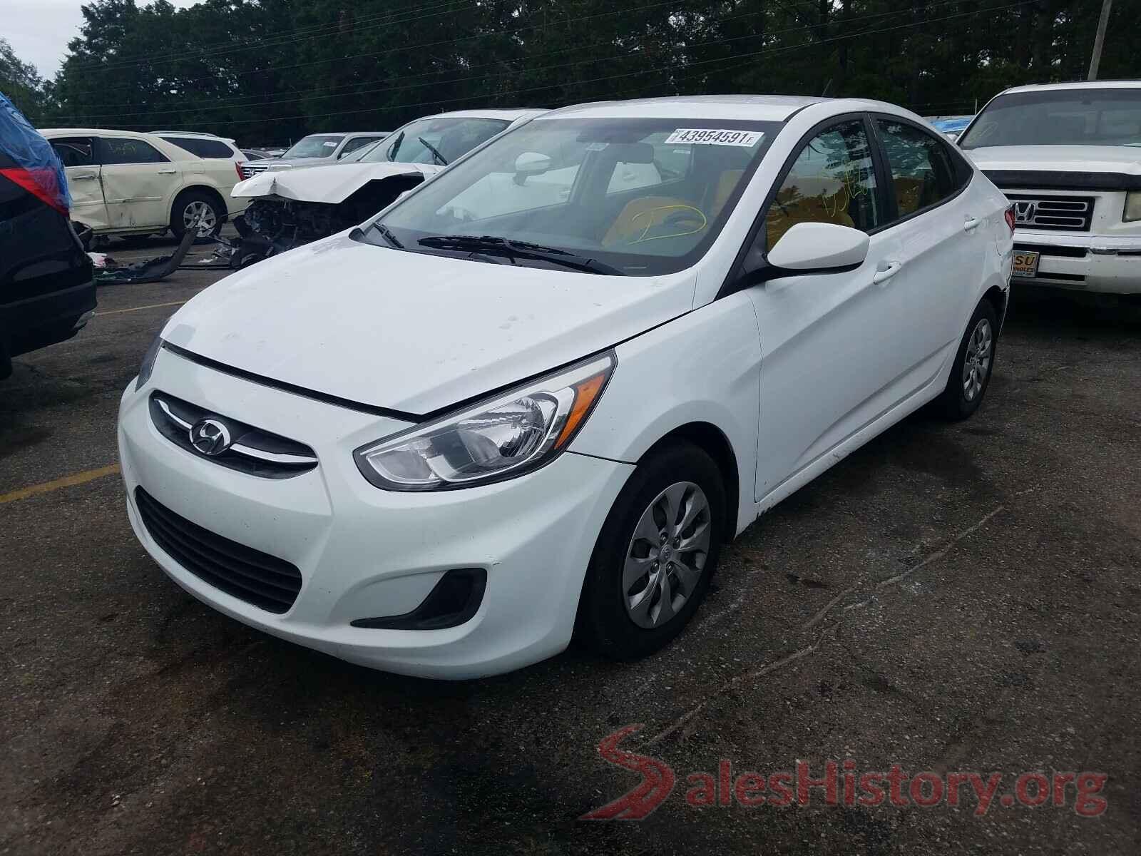 KMHCT4AE4GU143182 2016 HYUNDAI ACCENT