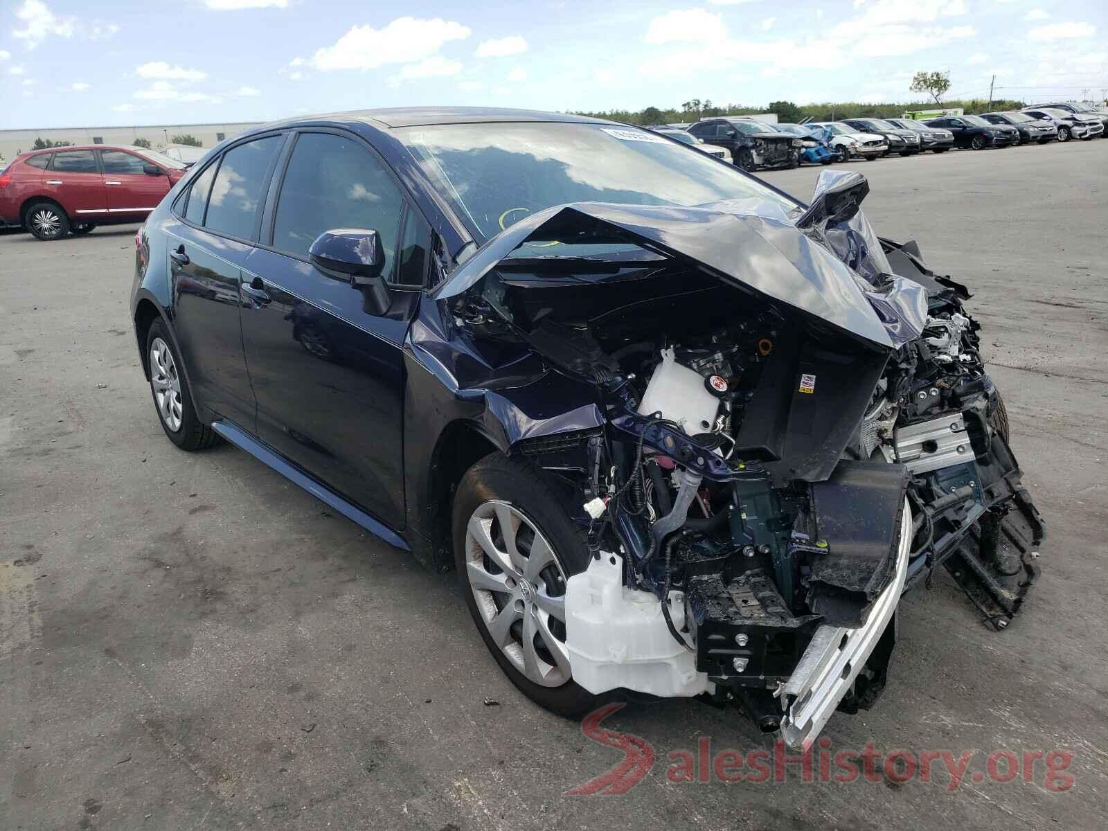 JTDEPMAEXMJ170840 2021 TOYOTA COROLLA