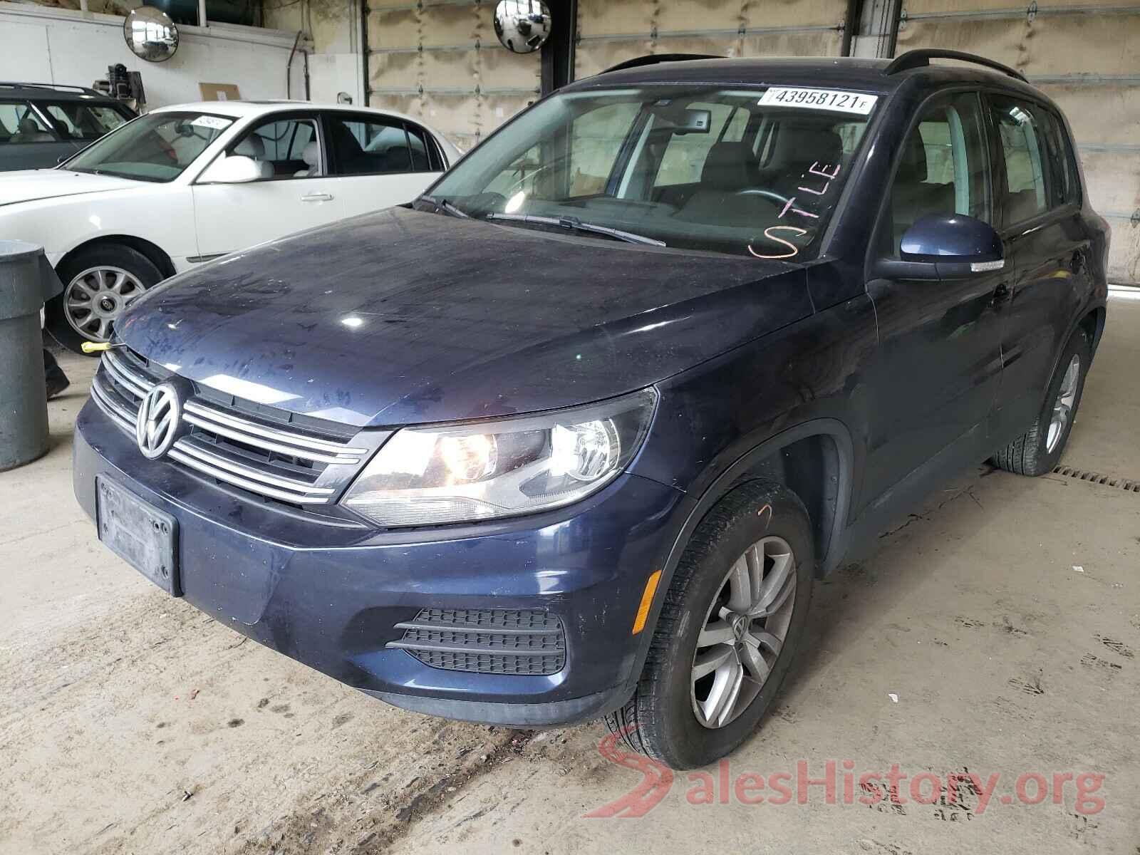 WVGAV7AX9GW592558 2016 VOLKSWAGEN TIGUAN