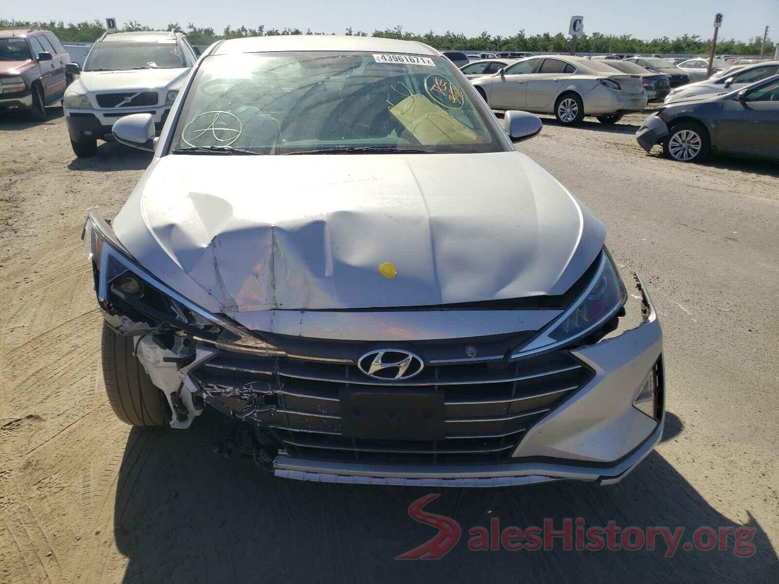 KMHD74LF0KU812961 2019 HYUNDAI ELANTRA