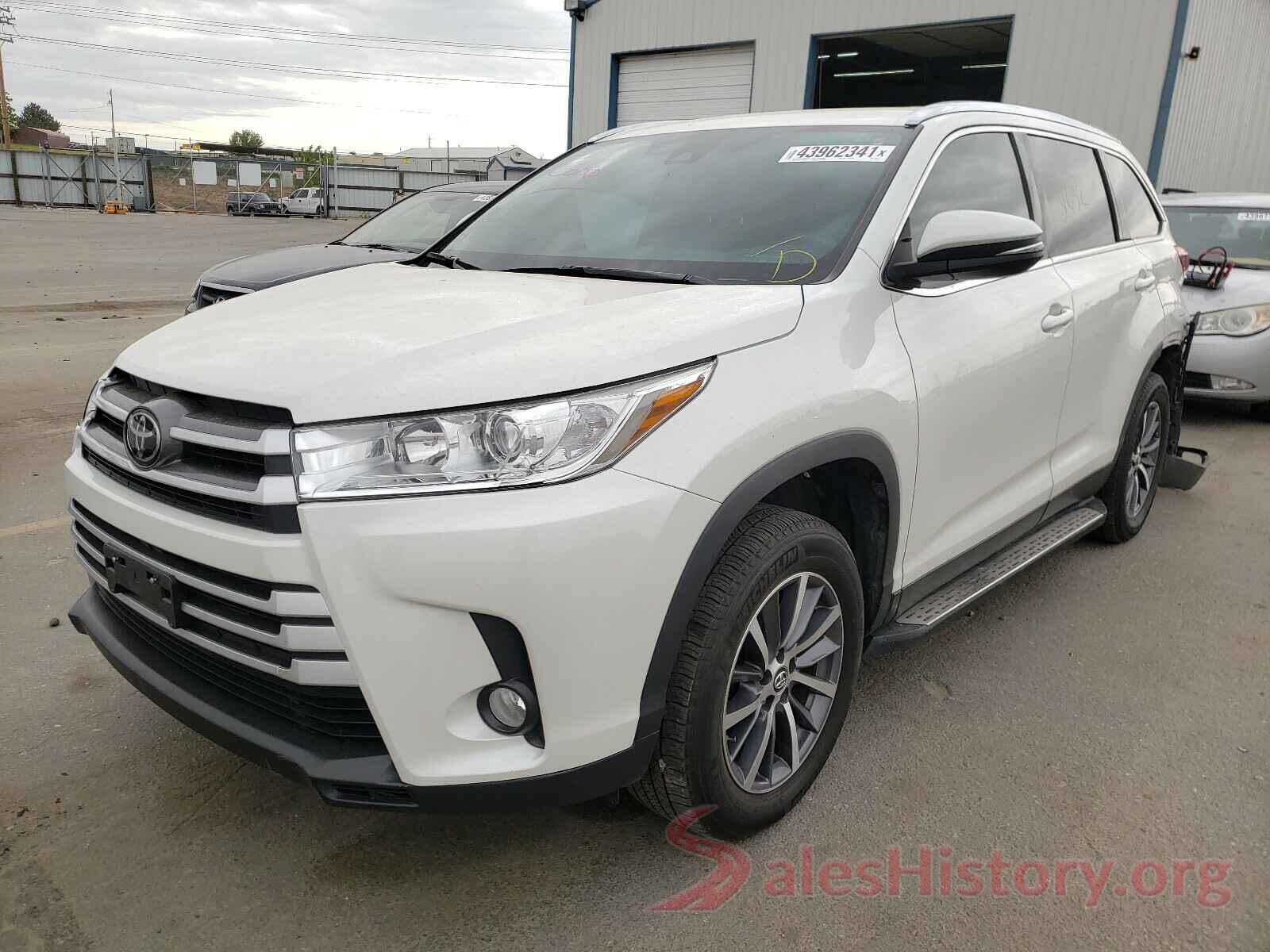 5TDKZRFH1KS558018 2019 TOYOTA HIGHLANDER