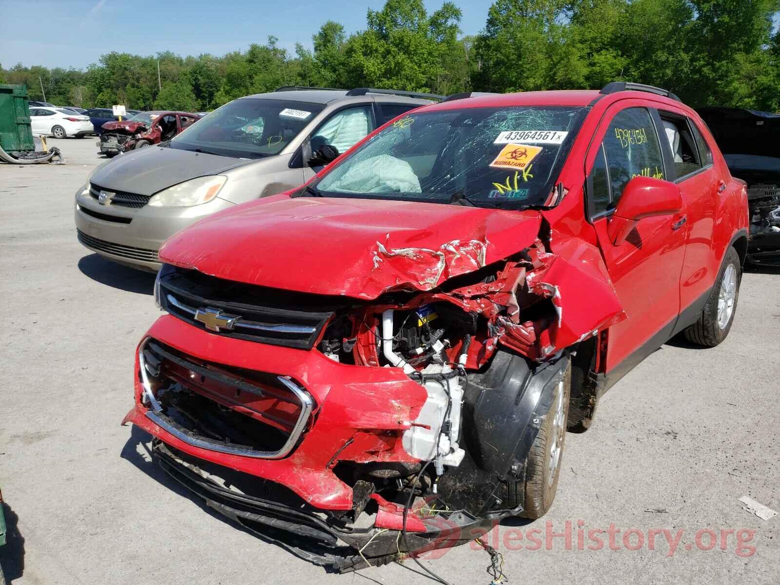 3GNCJLSB7JL267822 2018 CHEVROLET TRAX