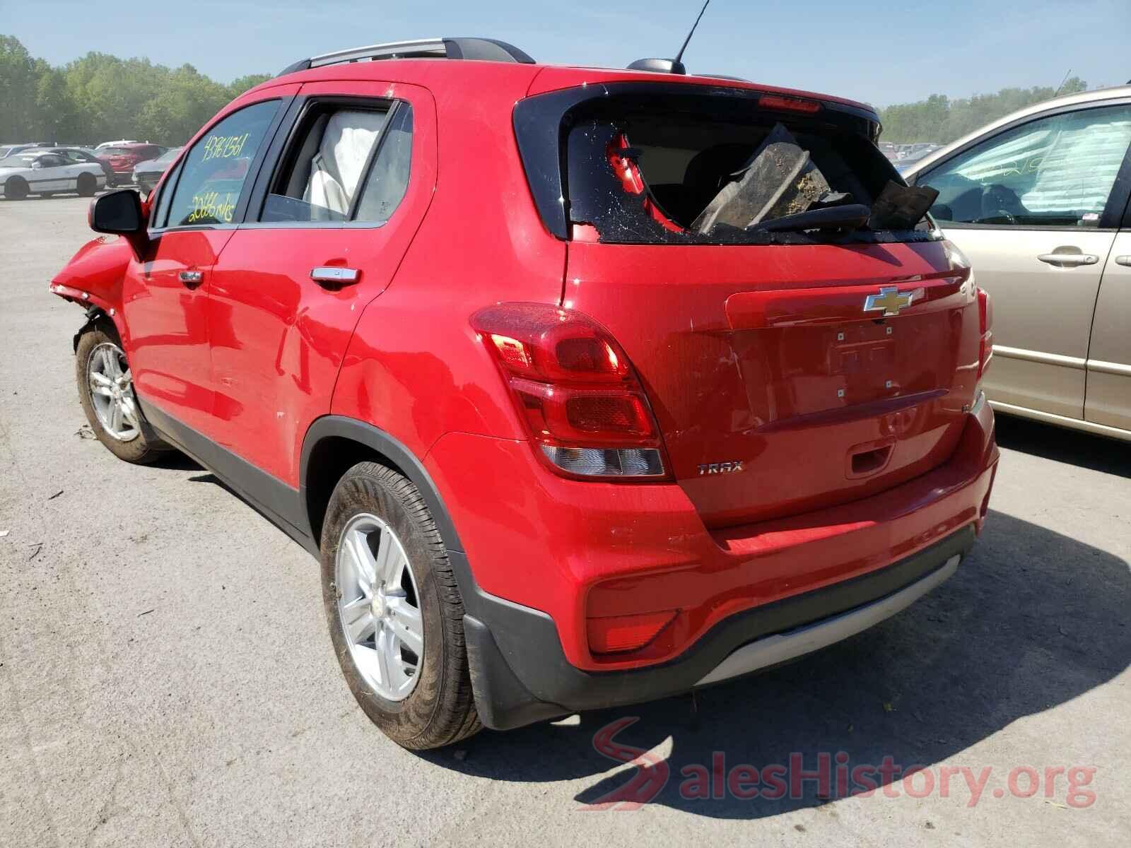 3GNCJLSB7JL267822 2018 CHEVROLET TRAX