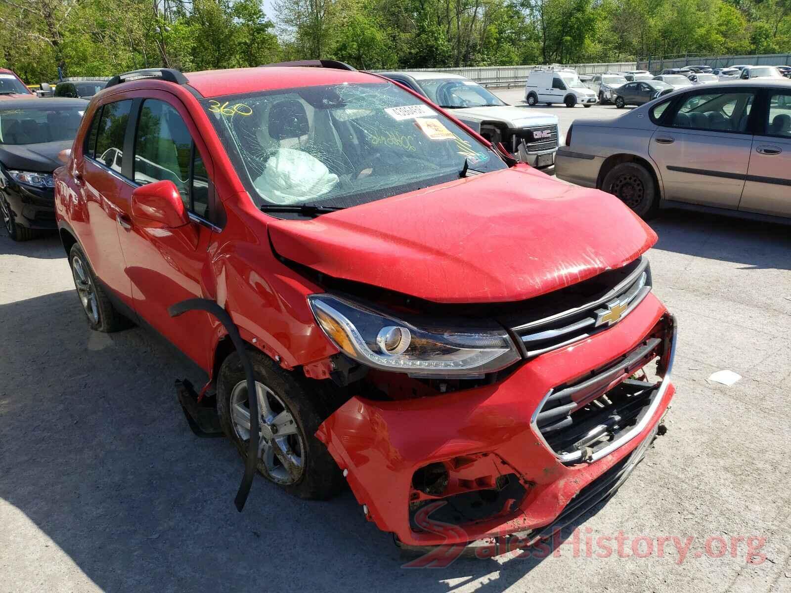 3GNCJLSB7JL267822 2018 CHEVROLET TRAX