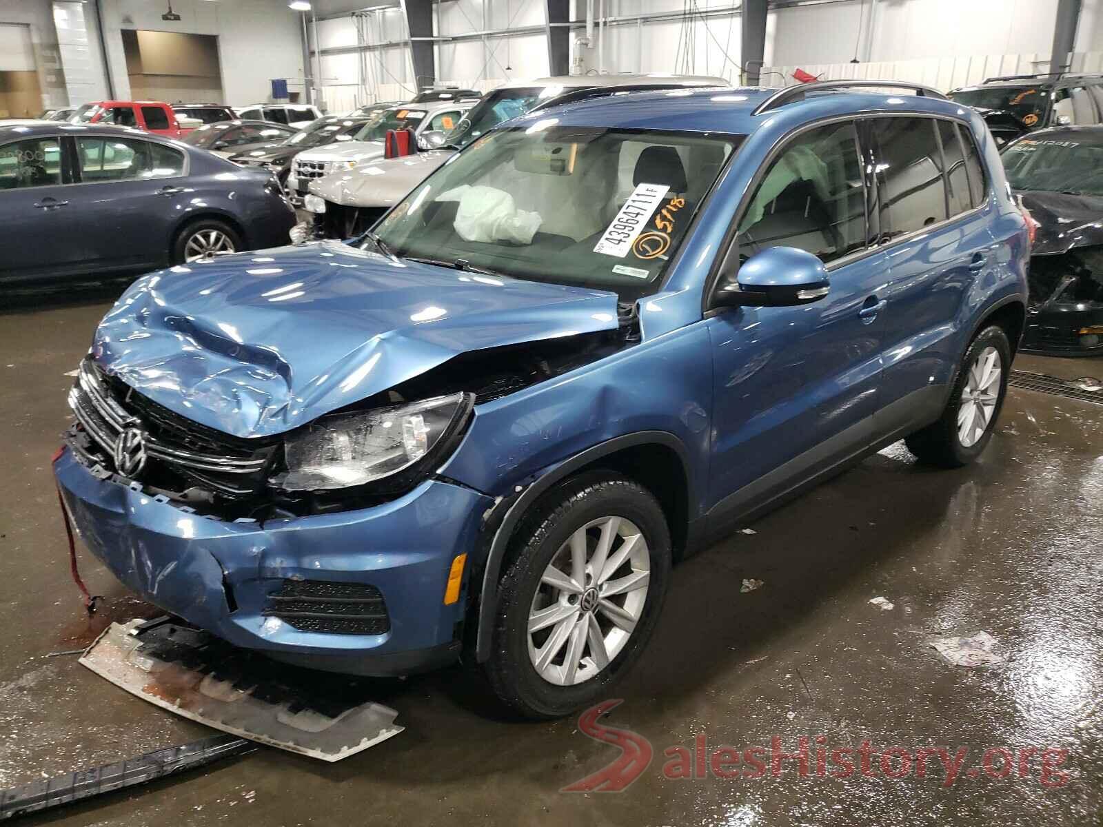 WVGBV7AX7HK054311 2017 VOLKSWAGEN TIGUAN