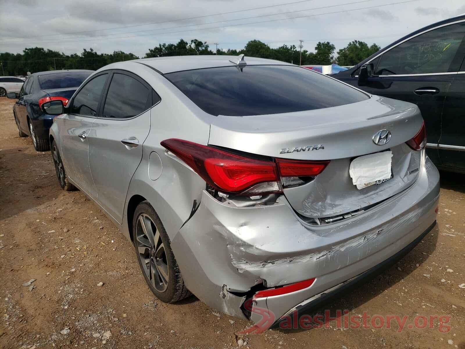 KMHDH4AE2GU553338 2016 HYUNDAI ELANTRA