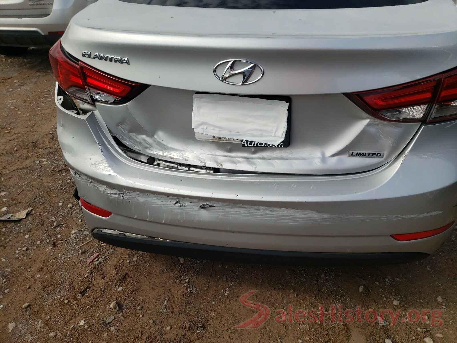 KMHDH4AE2GU553338 2016 HYUNDAI ELANTRA