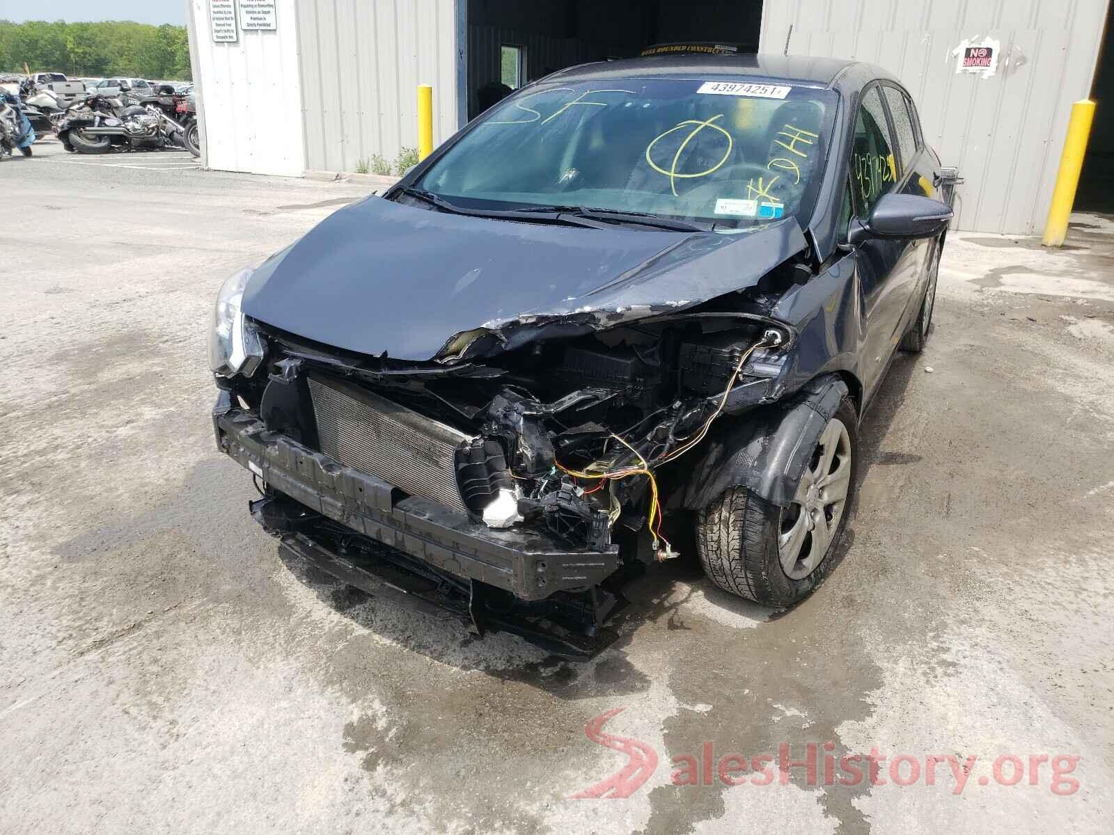 KNAFK5A8XG5575917 2016 KIA FORTE