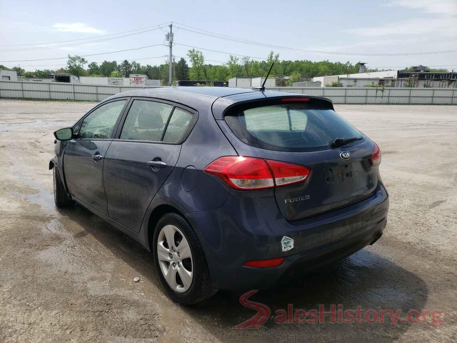 KNAFK5A8XG5575917 2016 KIA FORTE