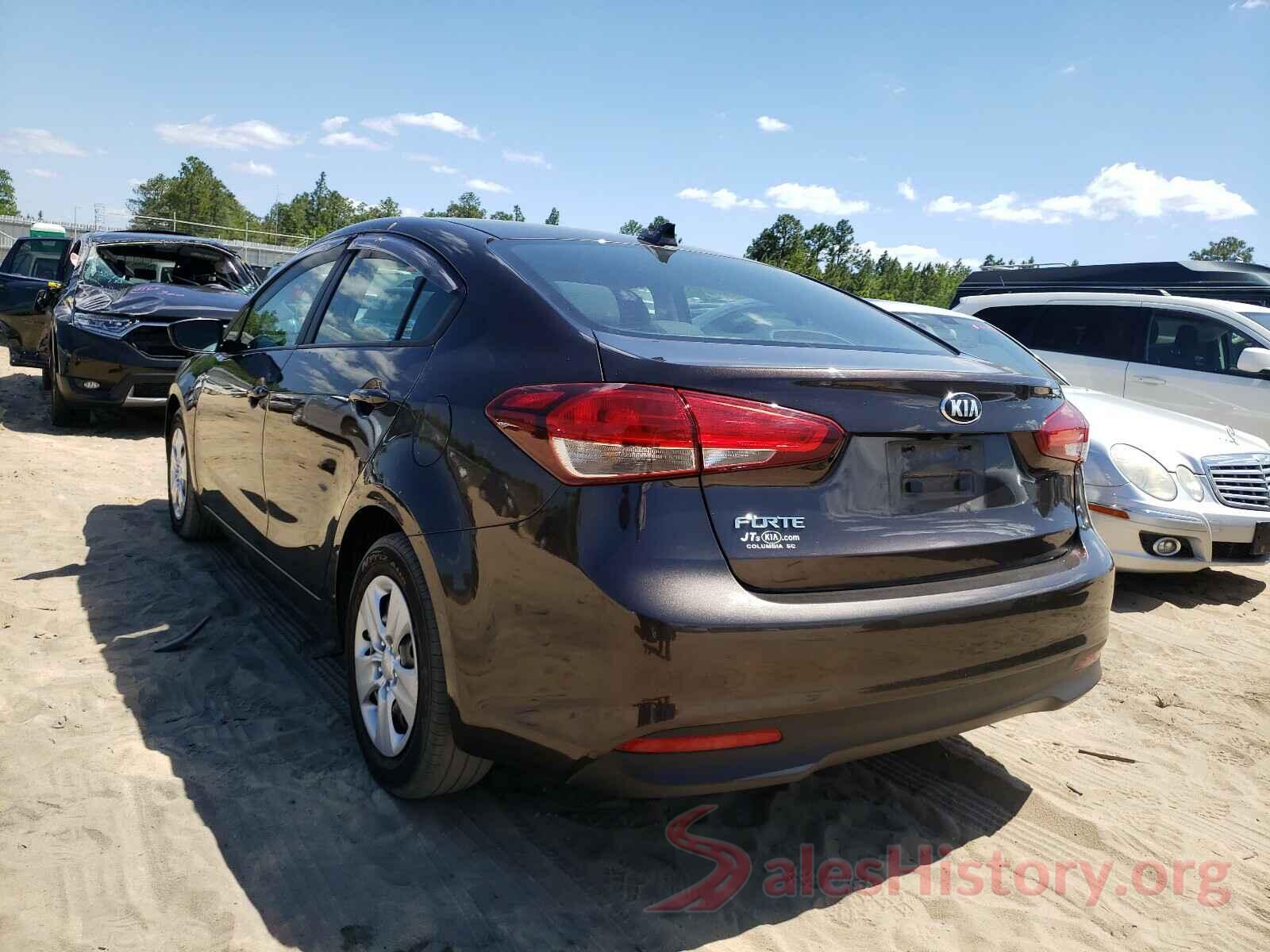 3KPFL4A73JE217376 2018 KIA FORTE