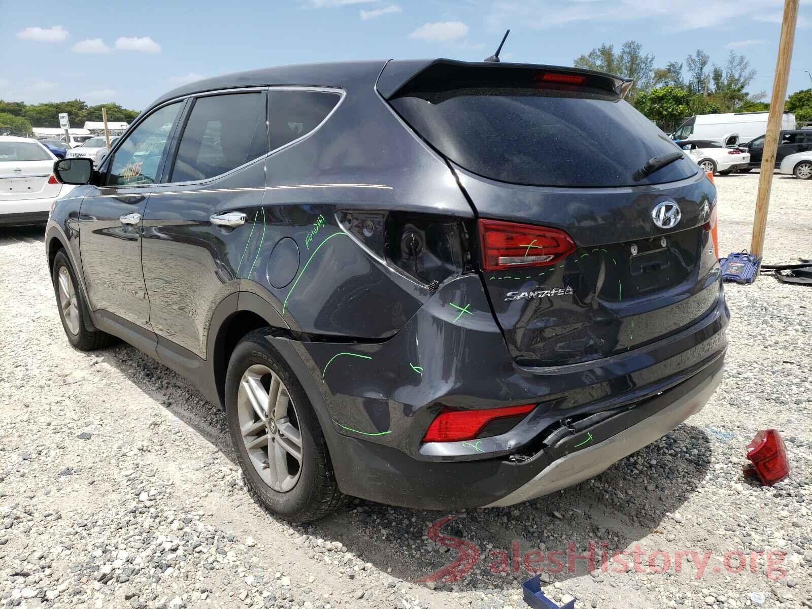 5XYZT3LBXJG509019 2018 HYUNDAI SANTA FE