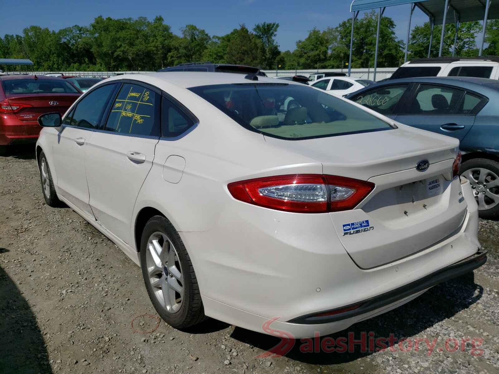 3FA6P0HD3GR210525 2016 FORD FUSION