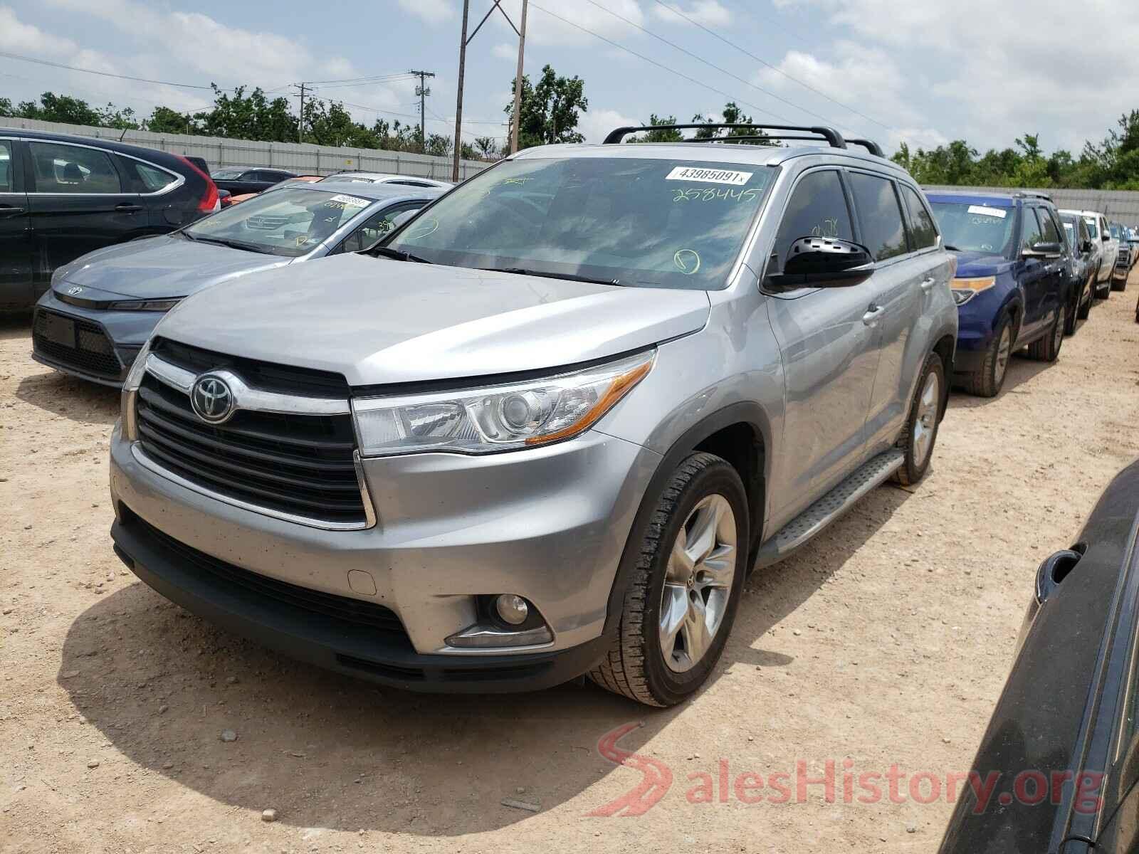 5TDDKRFH4GS258445 2016 TOYOTA HIGHLANDER