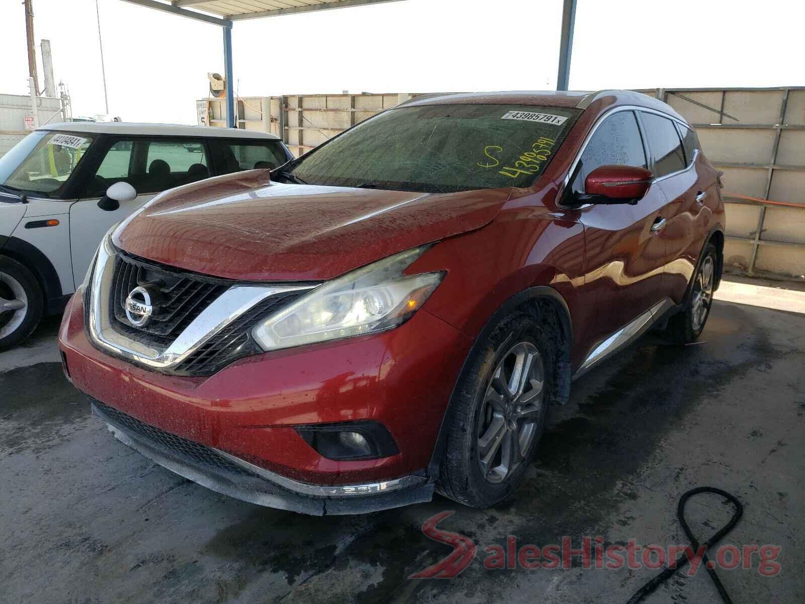 5N1AZ2MH2GN105492 2016 NISSAN MURANO