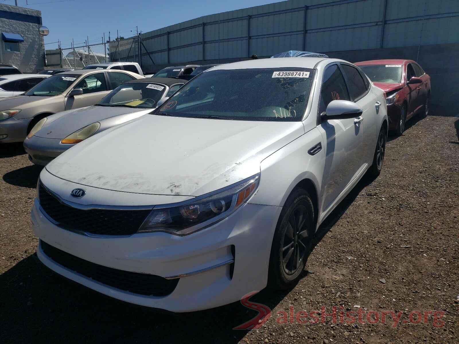 KNAGT4L35G5083731 2016 KIA OPTIMA