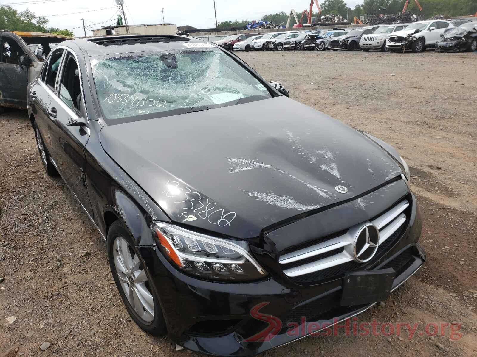 55SWF8EBXKU313092 2019 MERCEDES-BENZ C CLASS