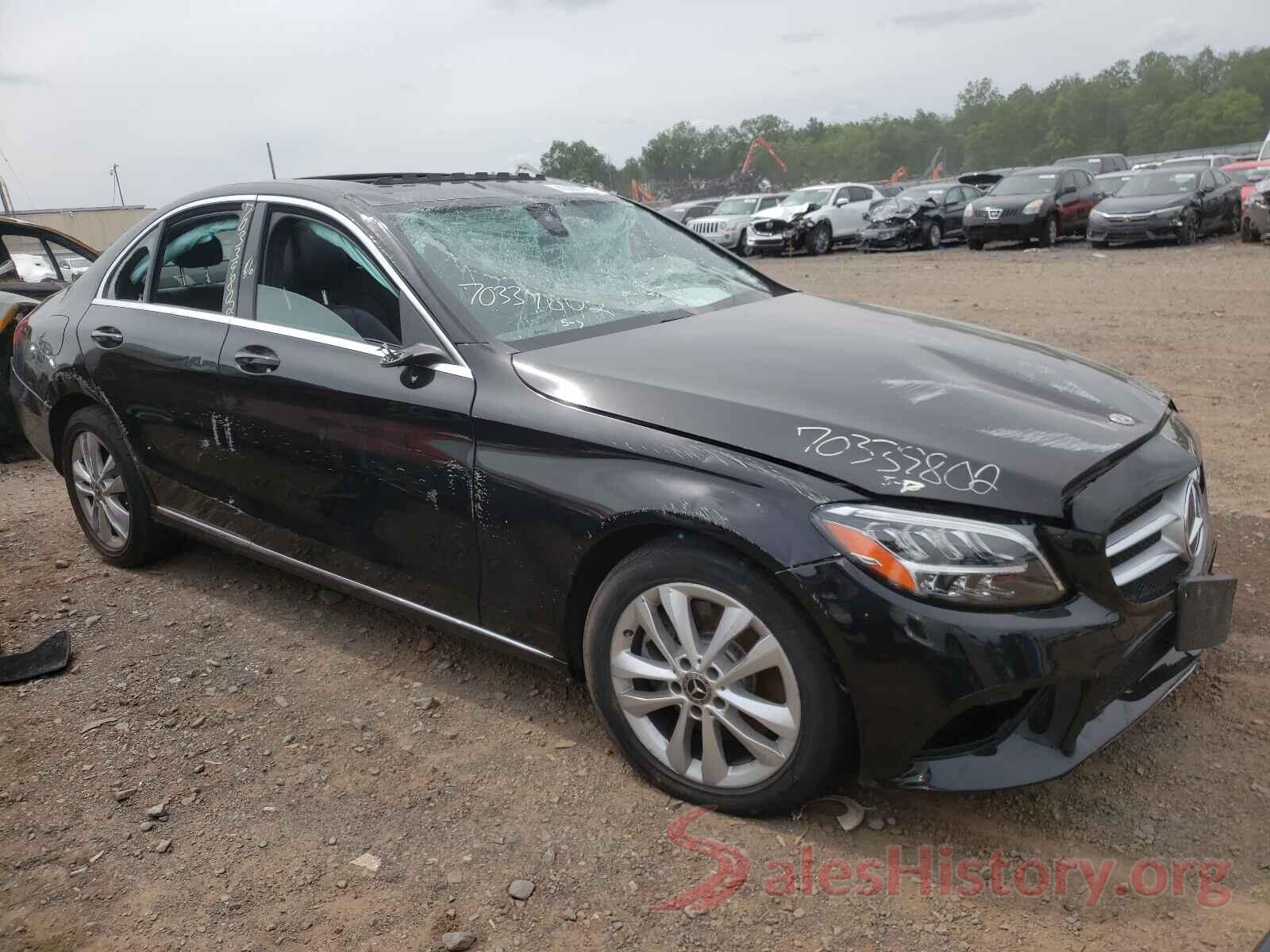 55SWF8EBXKU313092 2019 MERCEDES-BENZ C CLASS