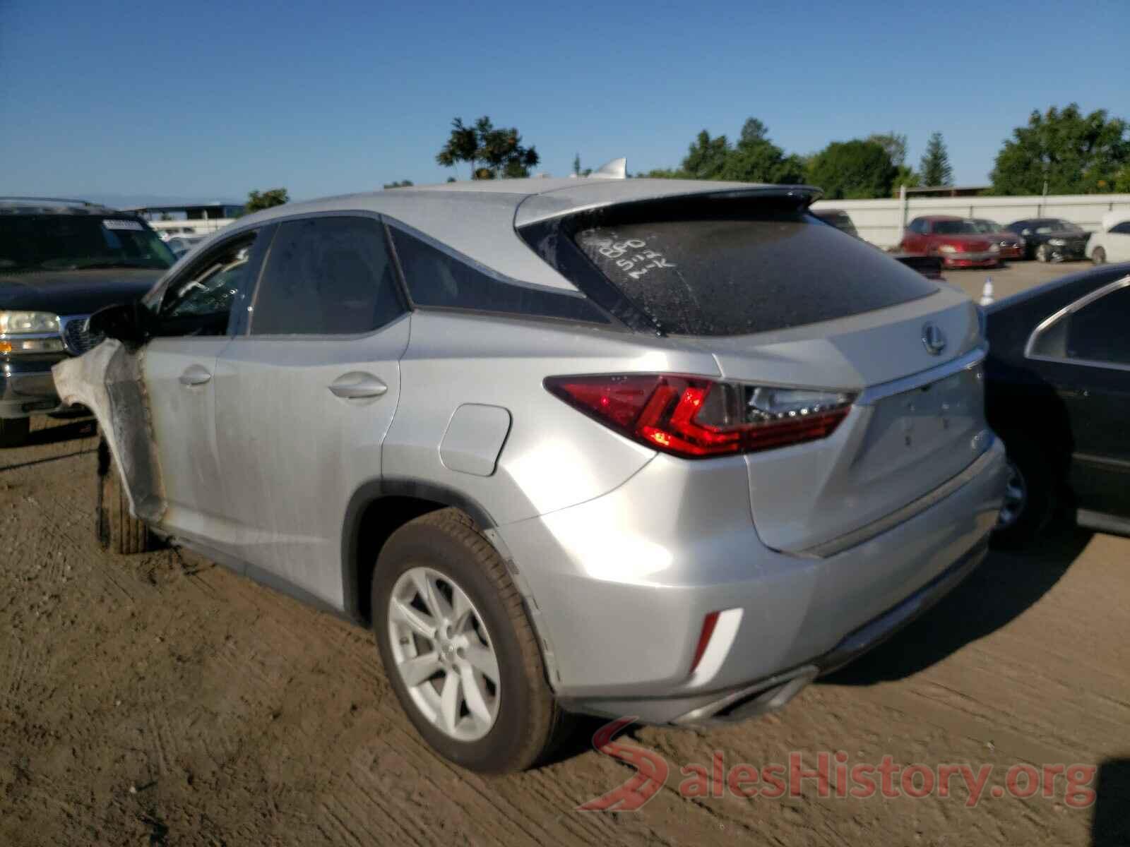 2T2ZZMCA5HC046672 2017 LEXUS RX350