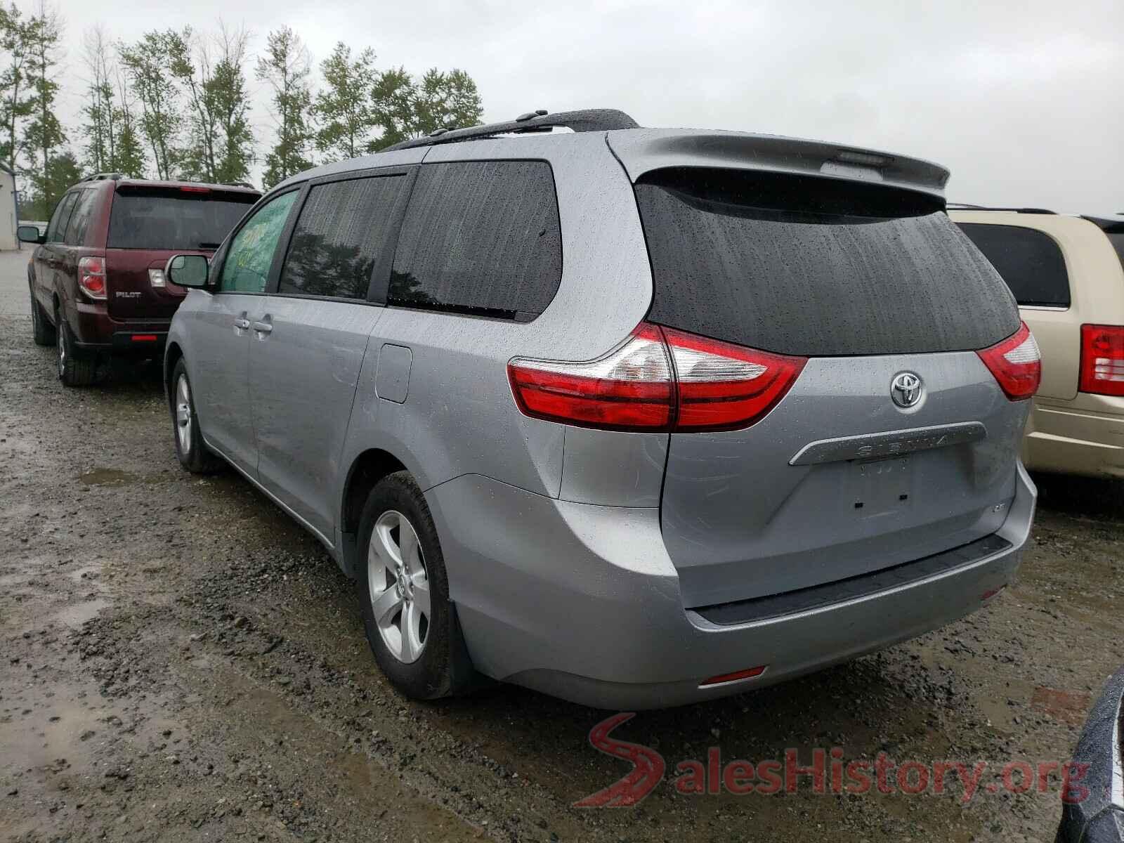 5TDKZ3DC7HS803417 2017 TOYOTA SIENNA