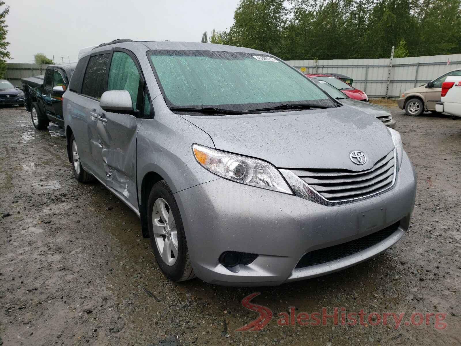 5TDKZ3DC7HS803417 2017 TOYOTA SIENNA