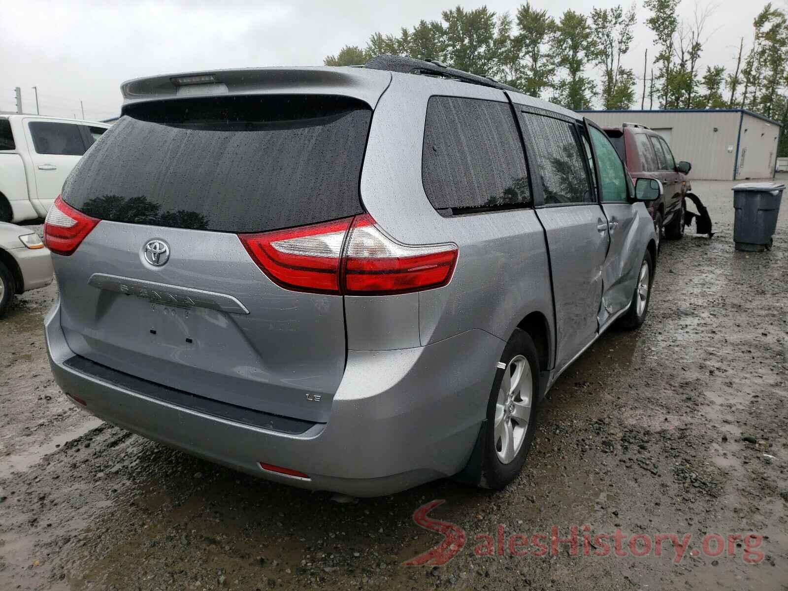 5TDKZ3DC7HS803417 2017 TOYOTA SIENNA