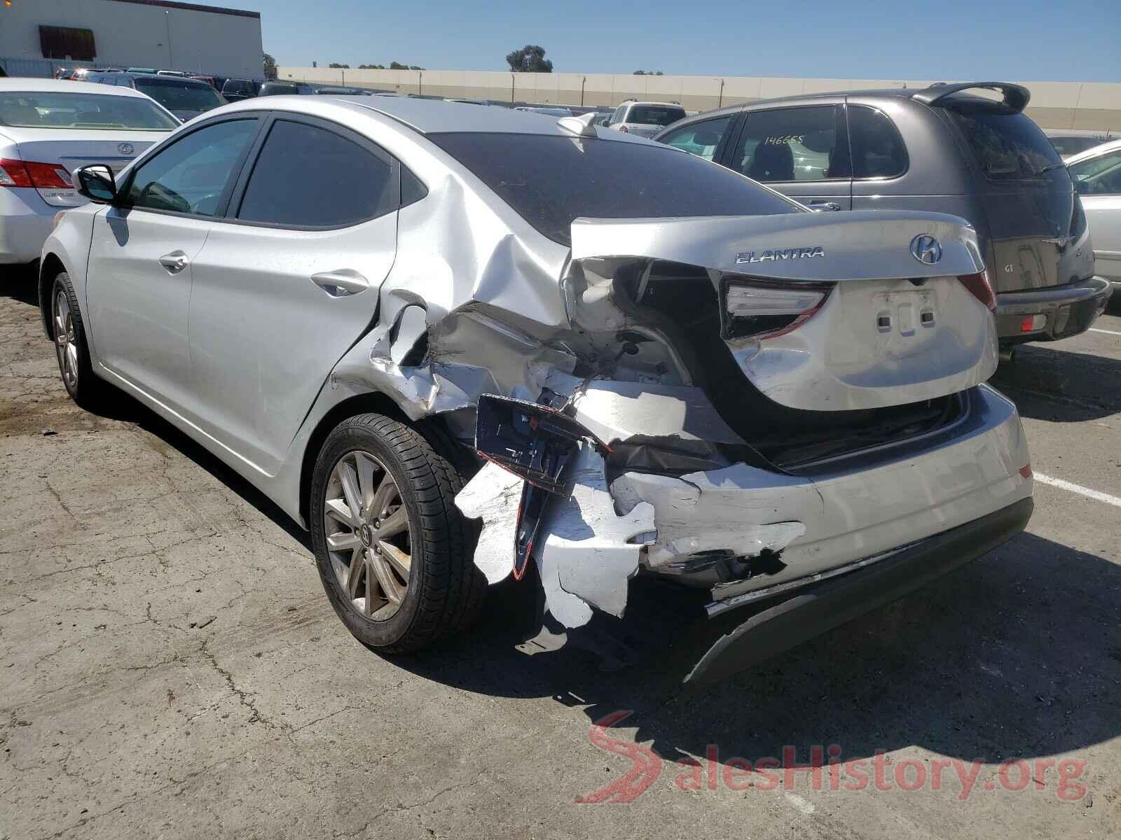 KMHDH4AE6GU586052 2016 HYUNDAI ELANTRA