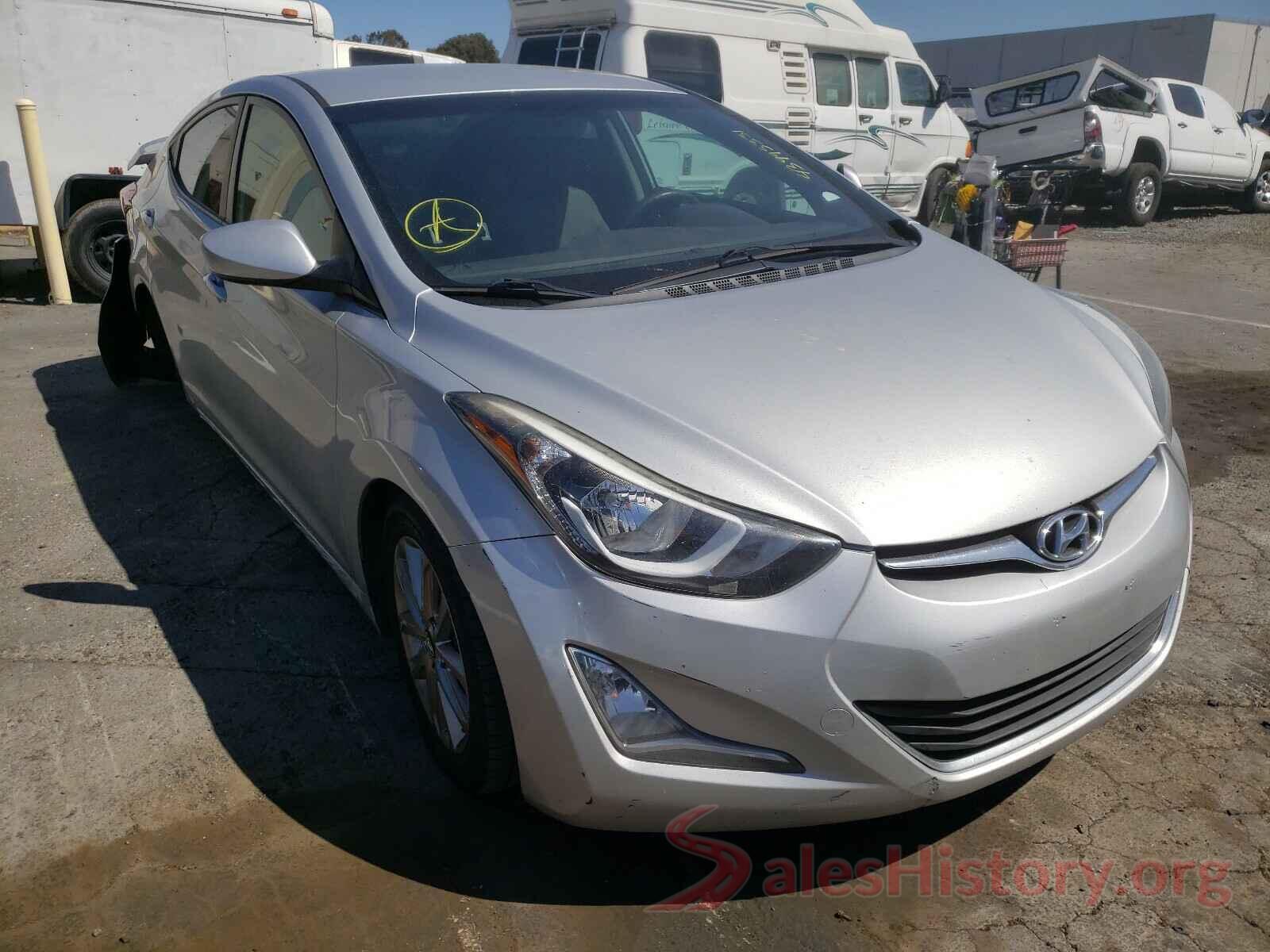 KMHDH4AE6GU586052 2016 HYUNDAI ELANTRA