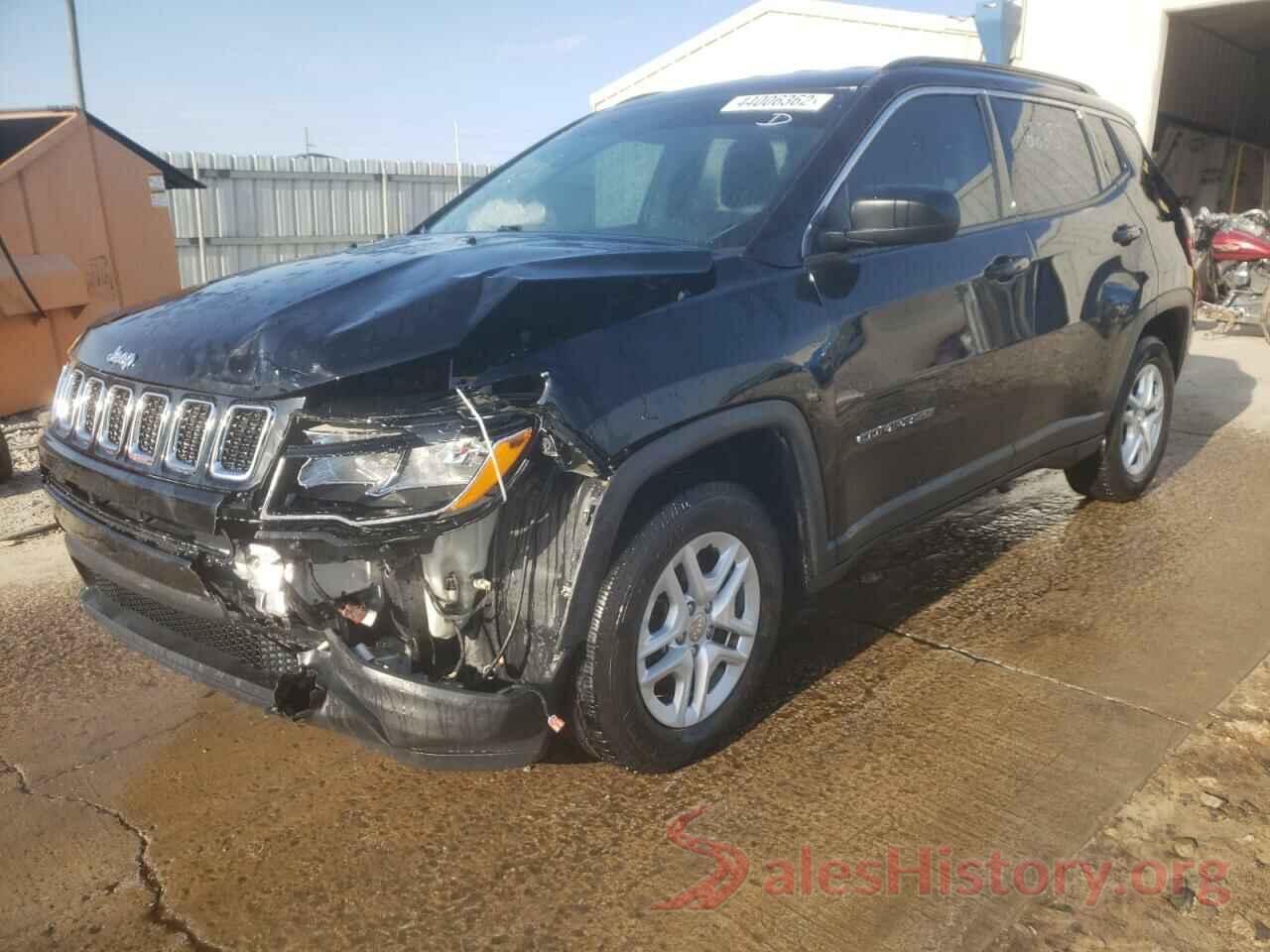 3C4NJCAB4KT832998 2019 JEEP COMPASS