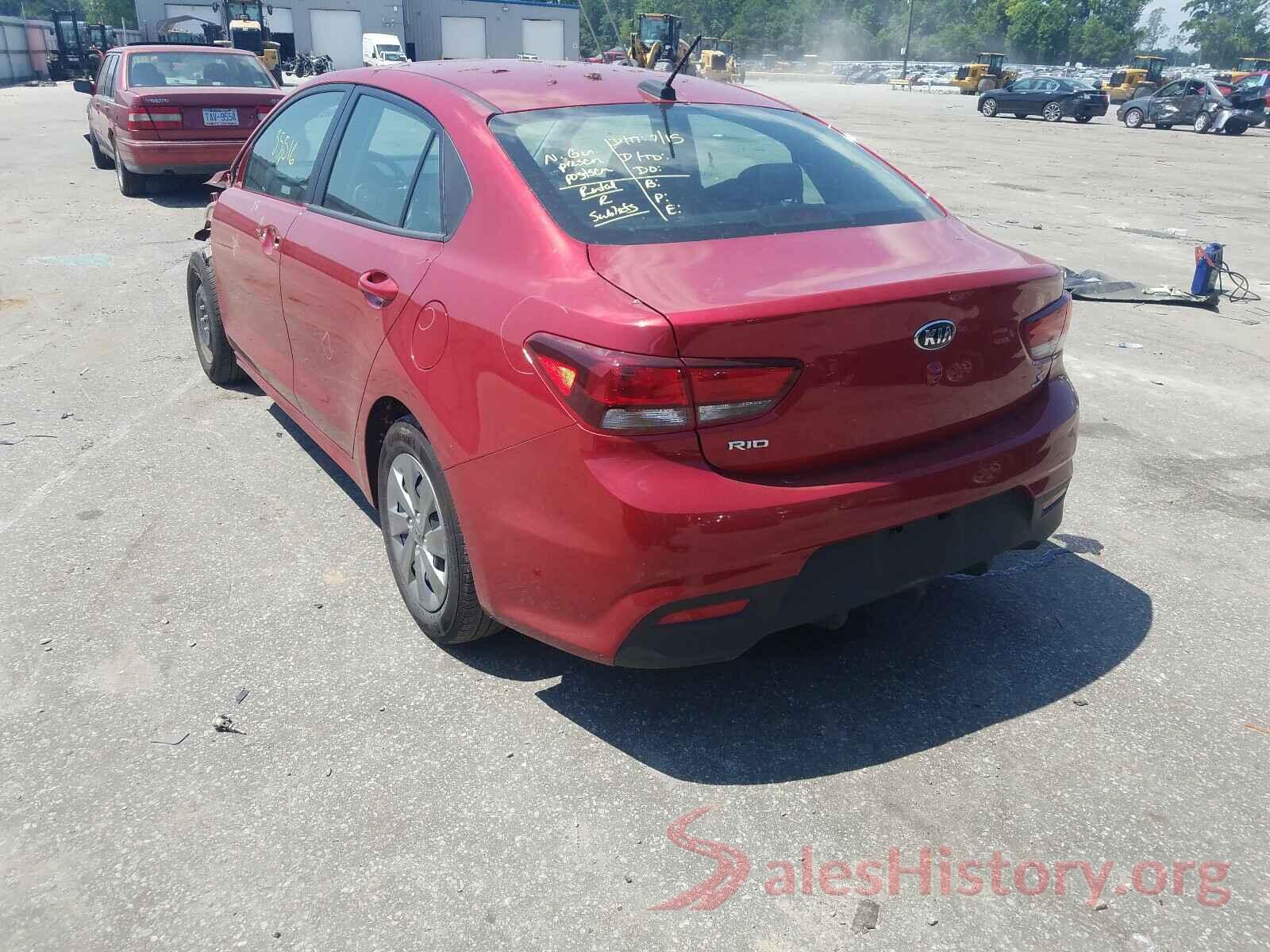 3KPA24ABXKE202277 2019 KIA RIO