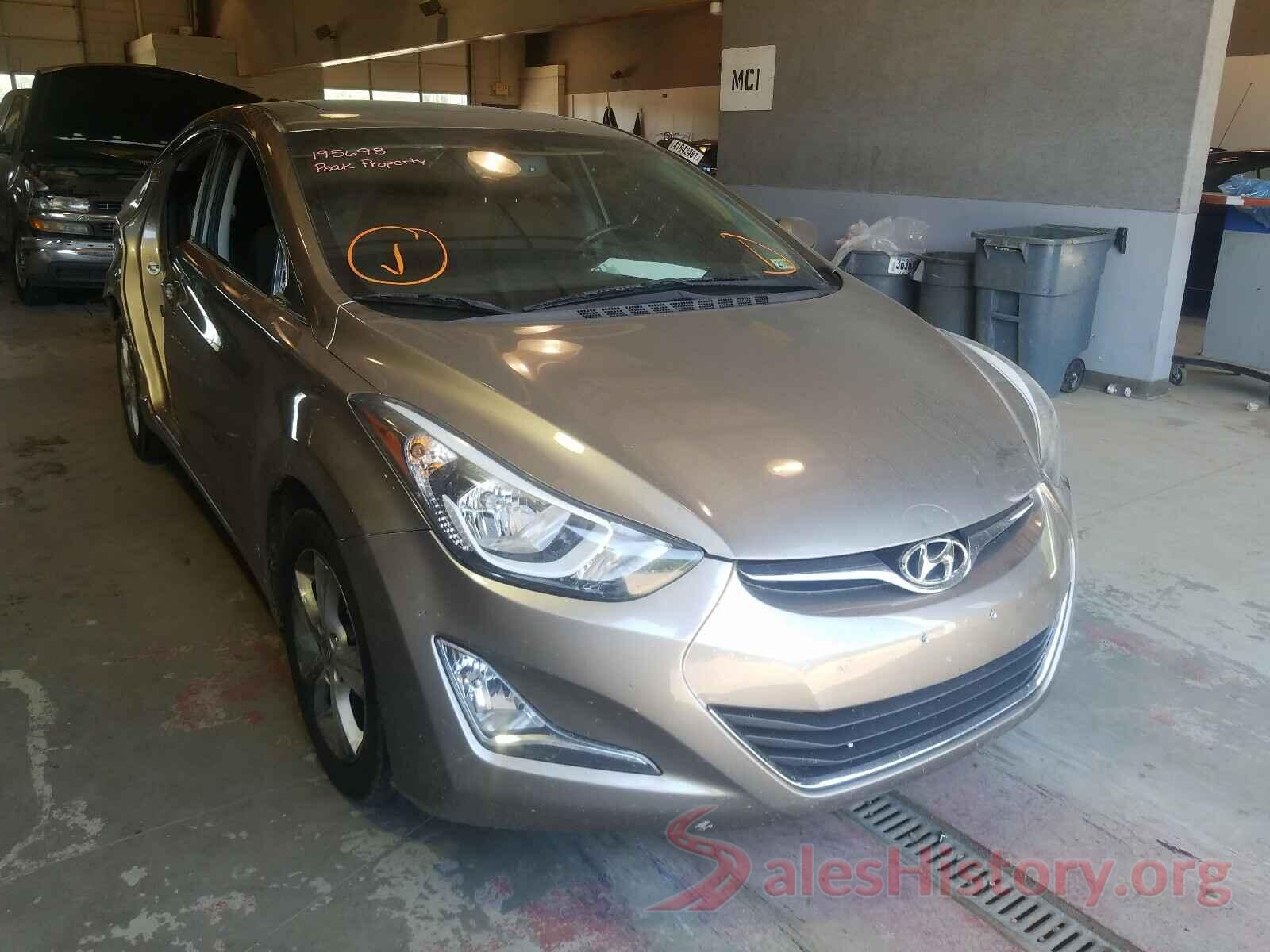 5NPDH4AE6GH782765 2016 HYUNDAI ELANTRA