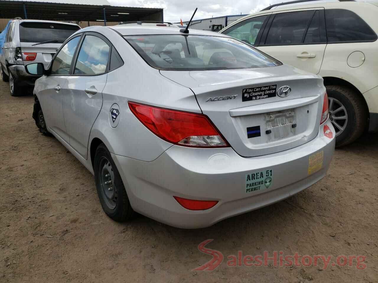 KMHCT4AEXGU018624 2016 HYUNDAI ACCENT