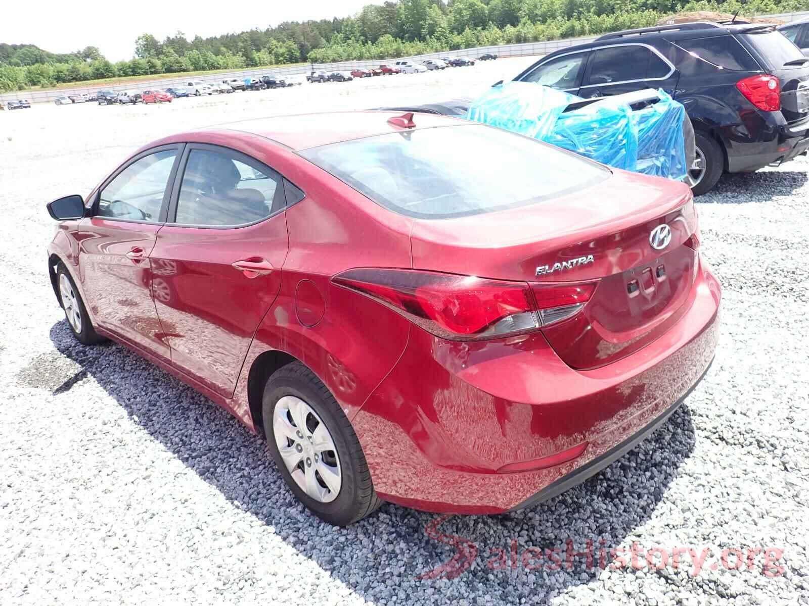 5NPDH4AE1GH677292 2016 HYUNDAI ELANTRA