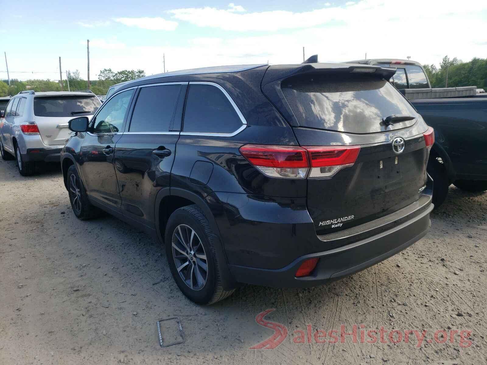 5TDJZRFH2KS583831 2019 TOYOTA HIGHLANDER