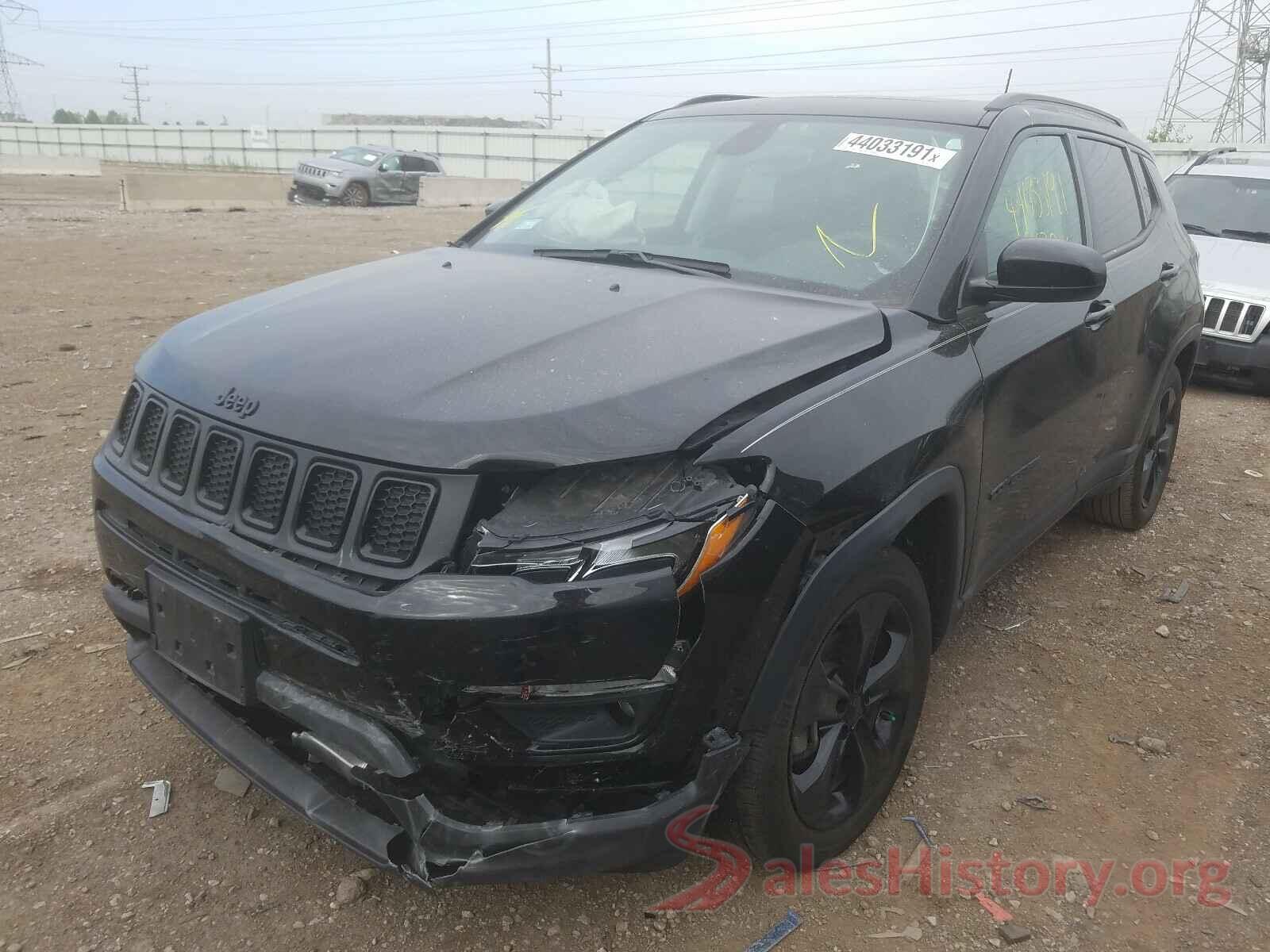 3C4NJCBB3KT616025 2019 JEEP COMPASS