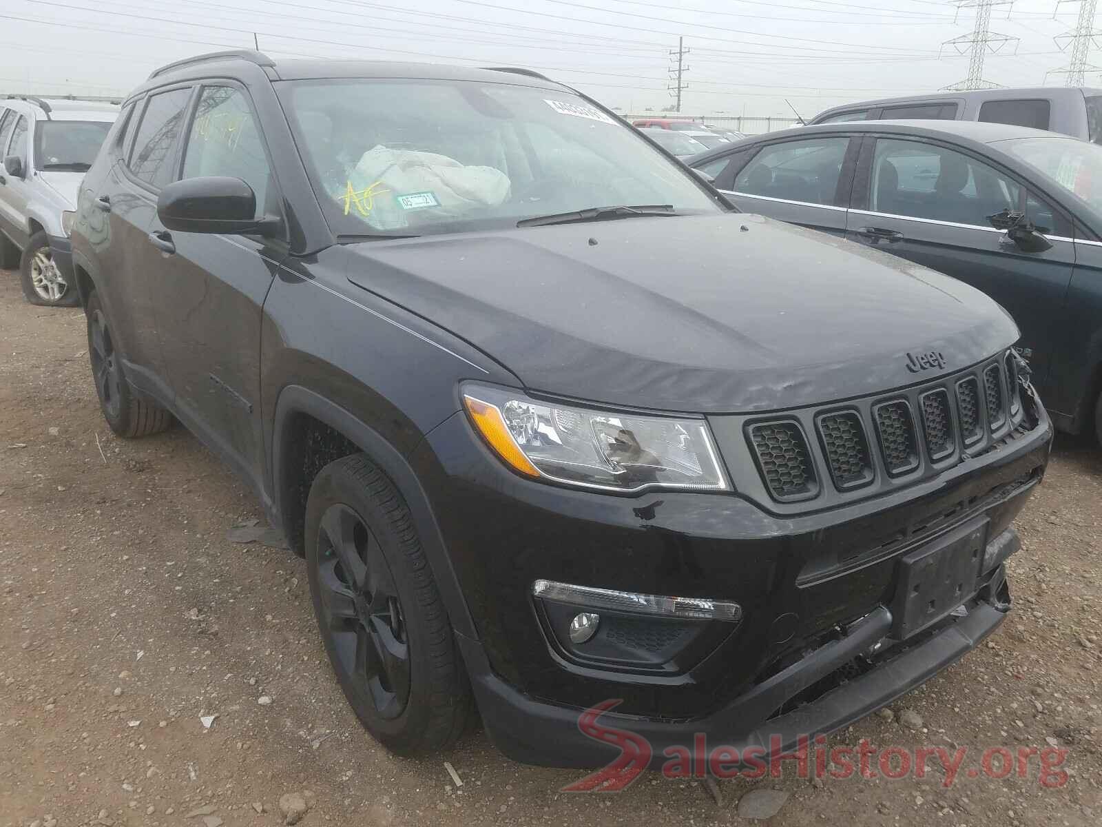 3C4NJCBB3KT616025 2019 JEEP COMPASS