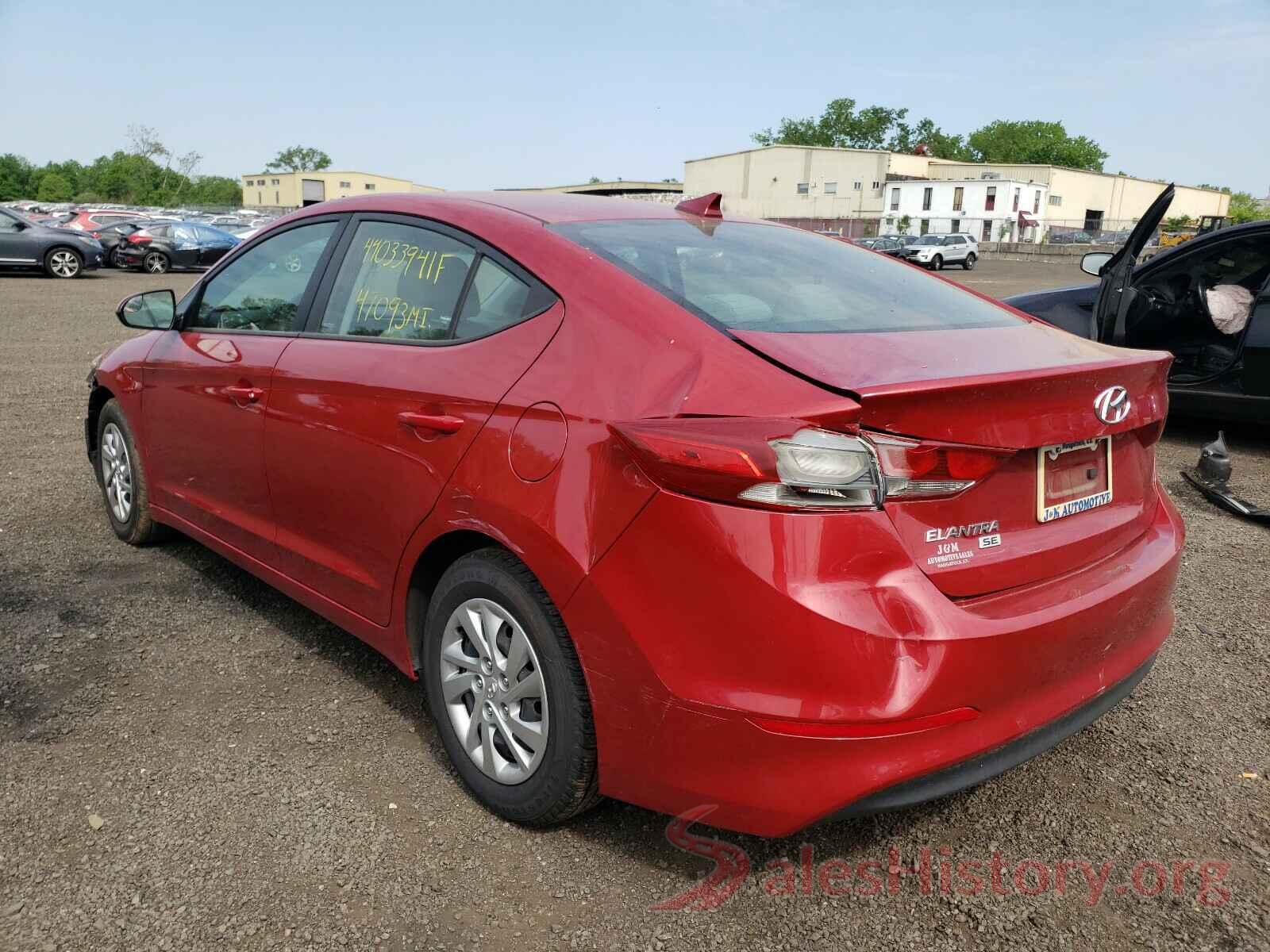 KMHD74LF0HU123236 2017 HYUNDAI ELANTRA