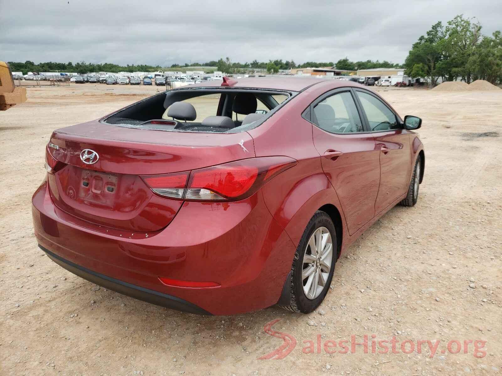 5NPDH4AE5GH669485 2016 HYUNDAI ELANTRA