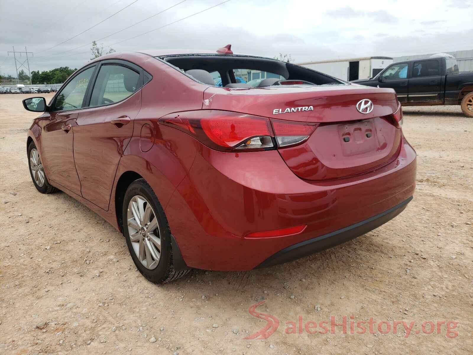 5NPDH4AE5GH669485 2016 HYUNDAI ELANTRA