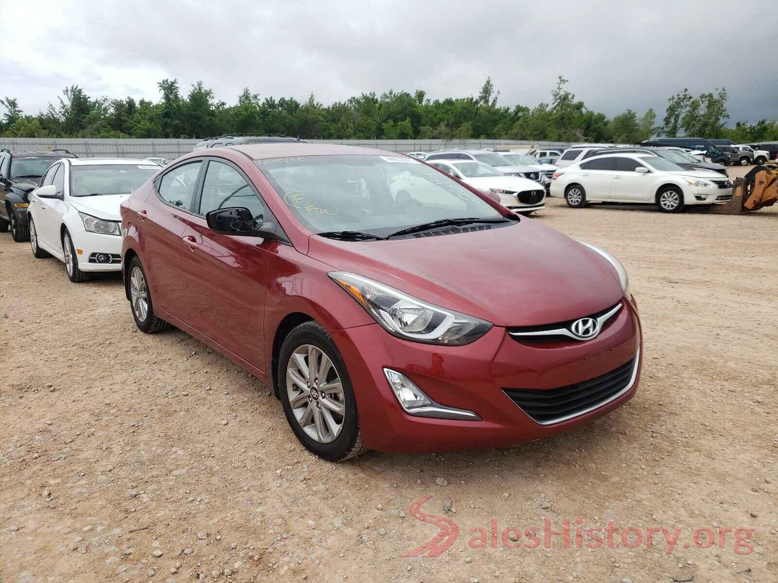 5NPDH4AE5GH669485 2016 HYUNDAI ELANTRA