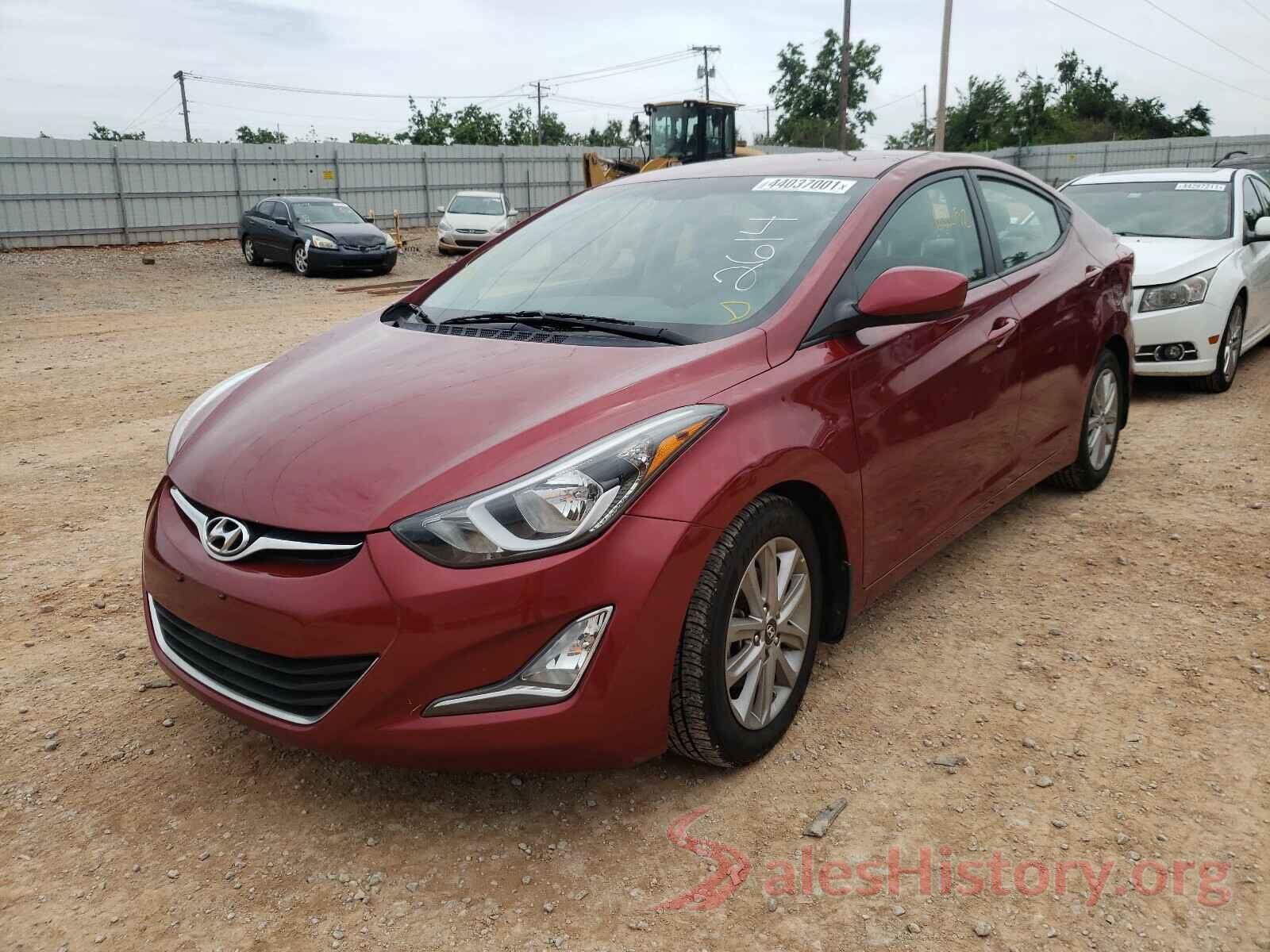 5NPDH4AE5GH669485 2016 HYUNDAI ELANTRA