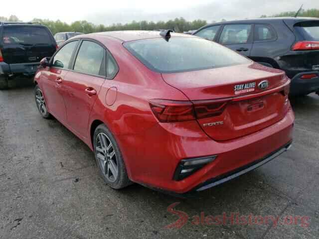 3KPF34AD1KE073592 2019 KIA FORTE