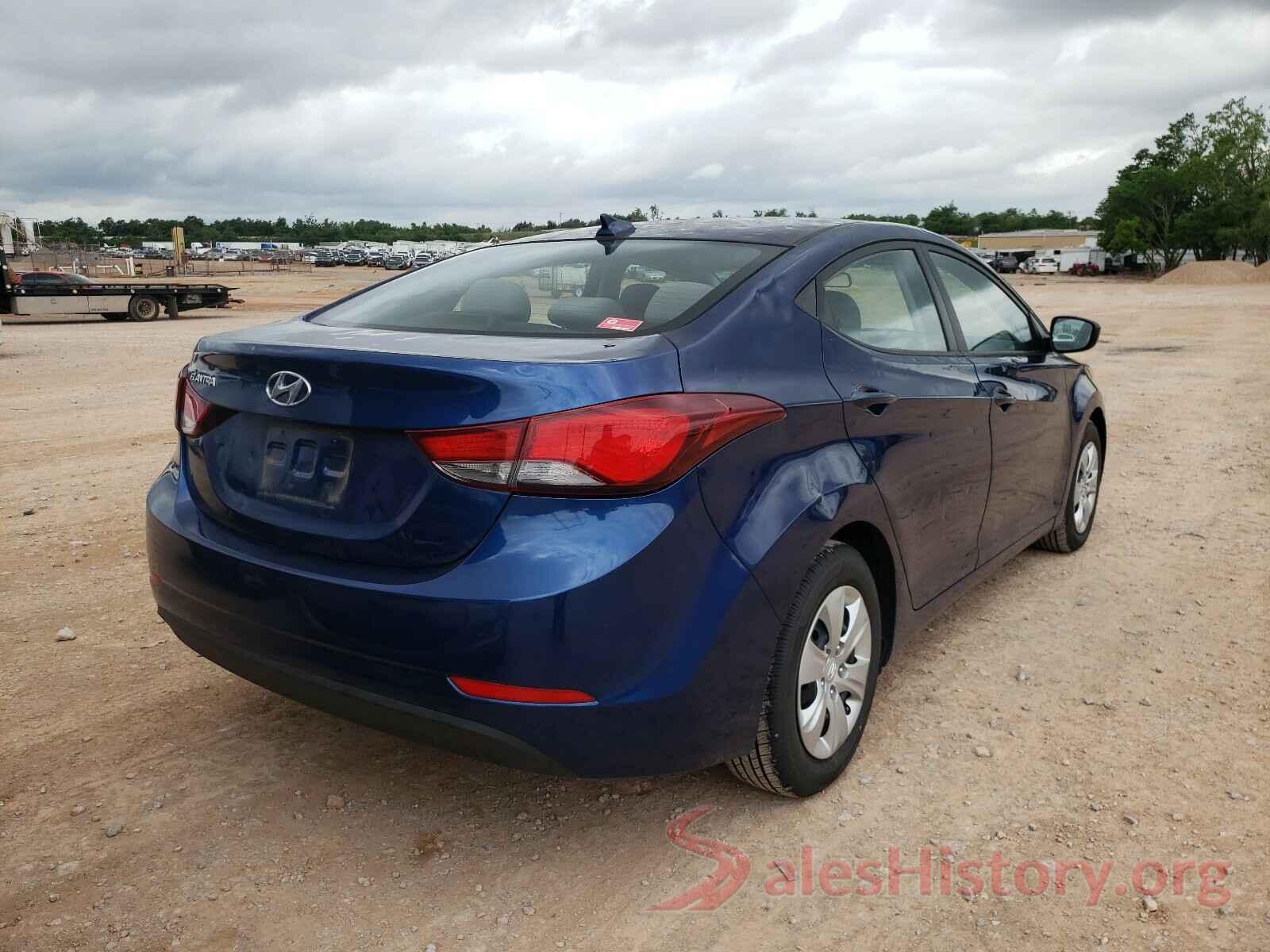 5NPDH4AE0GH736235 2016 HYUNDAI ELANTRA