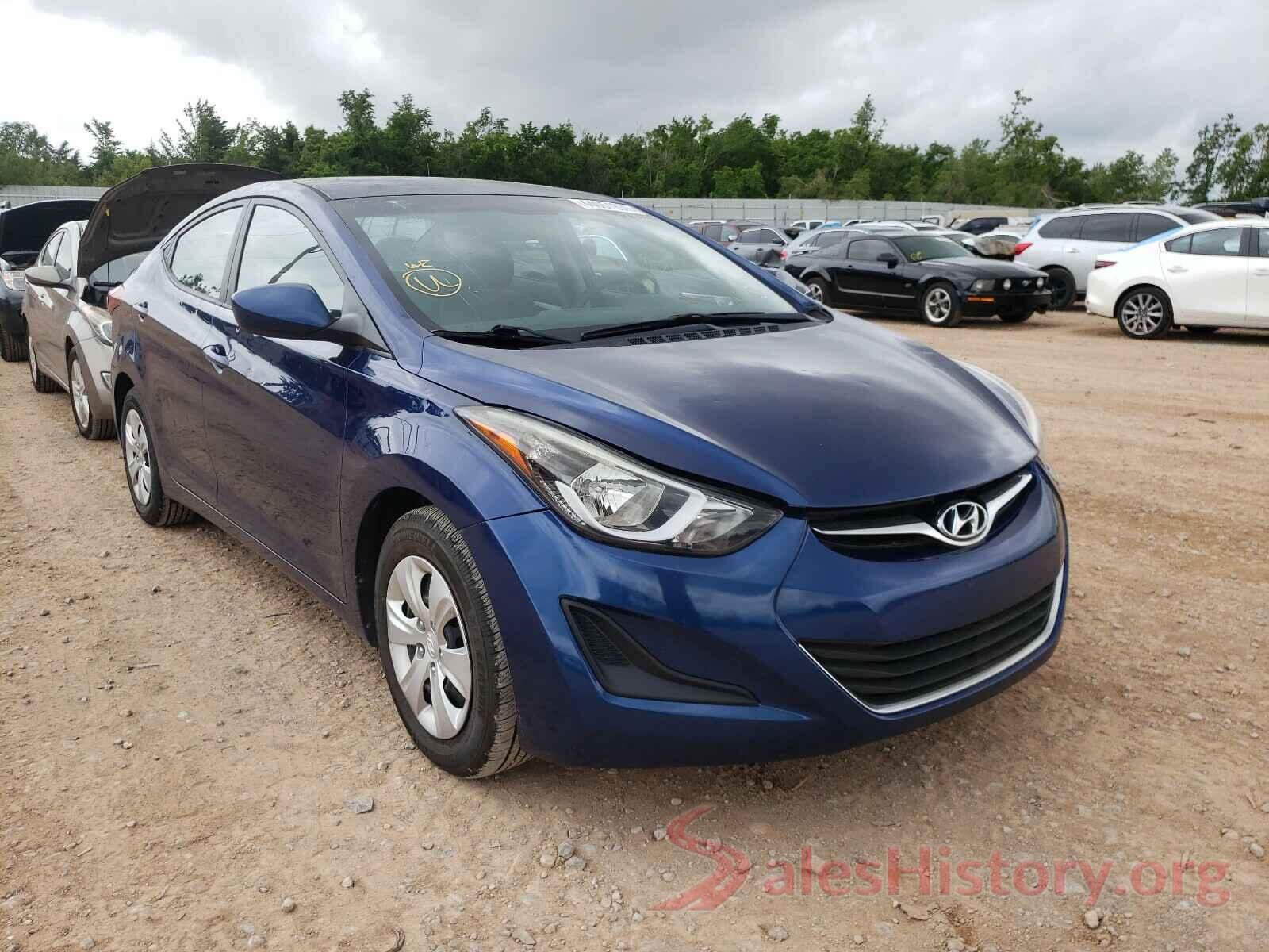 5NPDH4AE0GH736235 2016 HYUNDAI ELANTRA