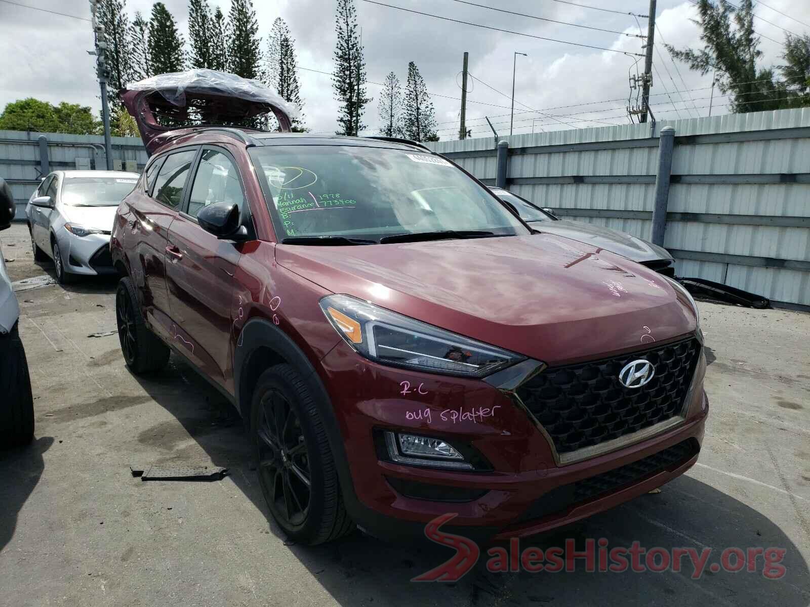 KM8J33AL2KU994356 2019 HYUNDAI TUCSON