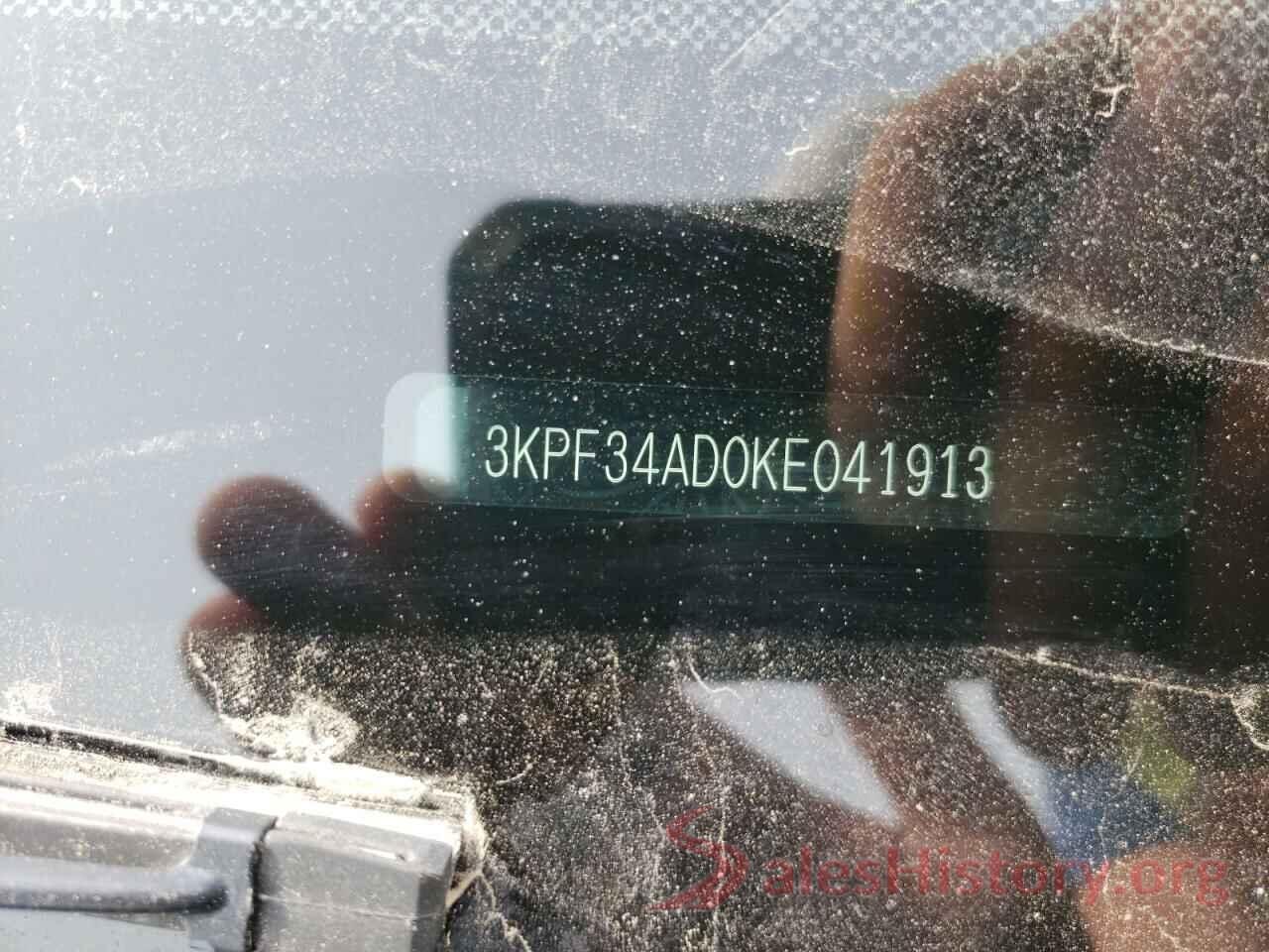 3KPF34AD0KE041913 2019 KIA FORTE