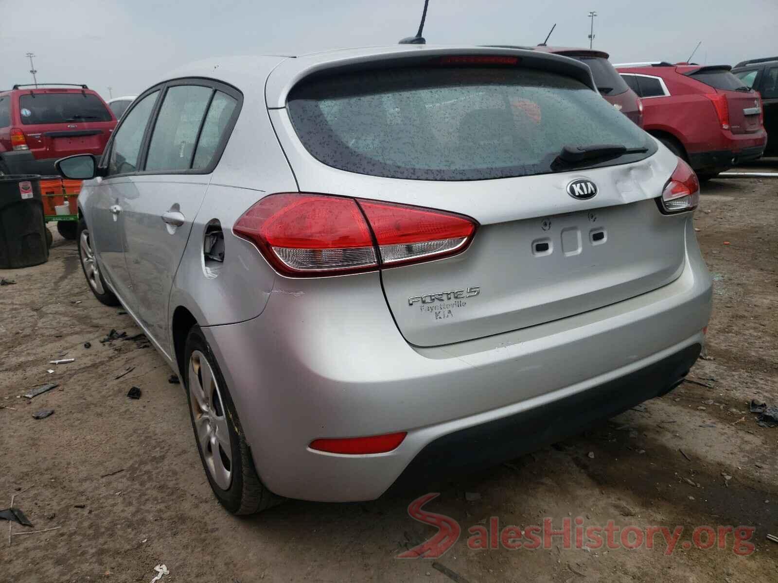 KNAFK5A88G5639372 2016 KIA FORTE