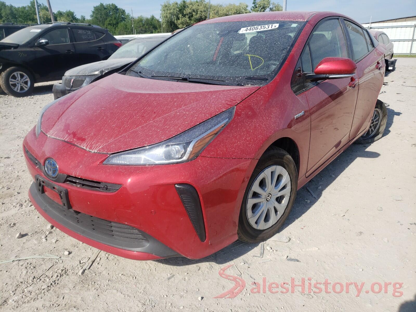 JTDKARFU5K3095919 2019 TOYOTA PRIUS